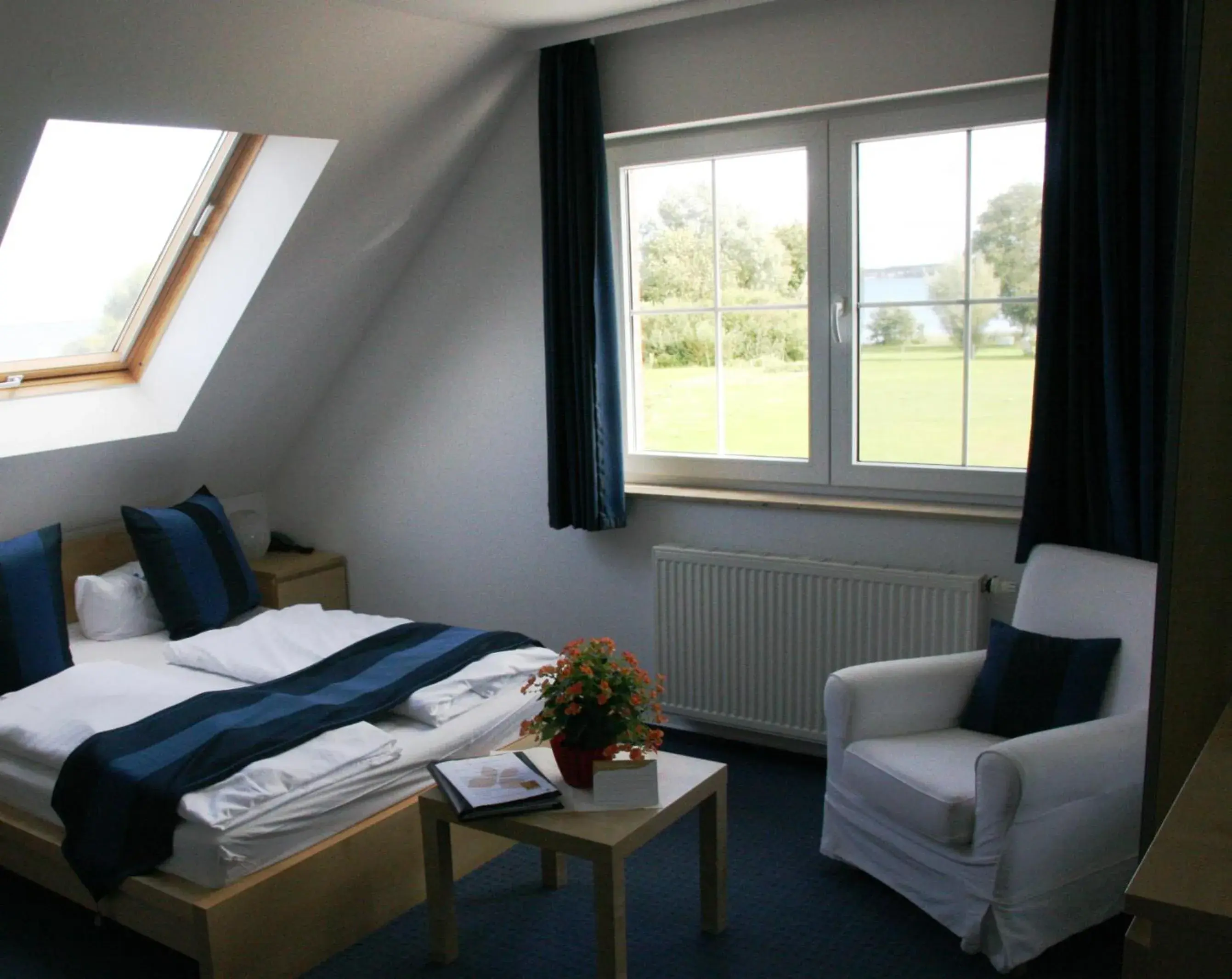 Double Room with Terrace and Lake View in Flair Seehotel Zielow Double Room with Terrace and Lake View in Flair Seehotel Zielow