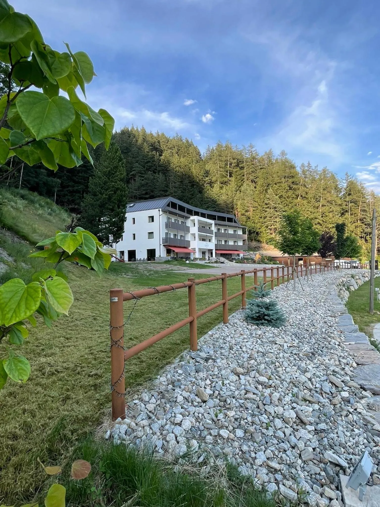 Garden view in Hotel Larch
