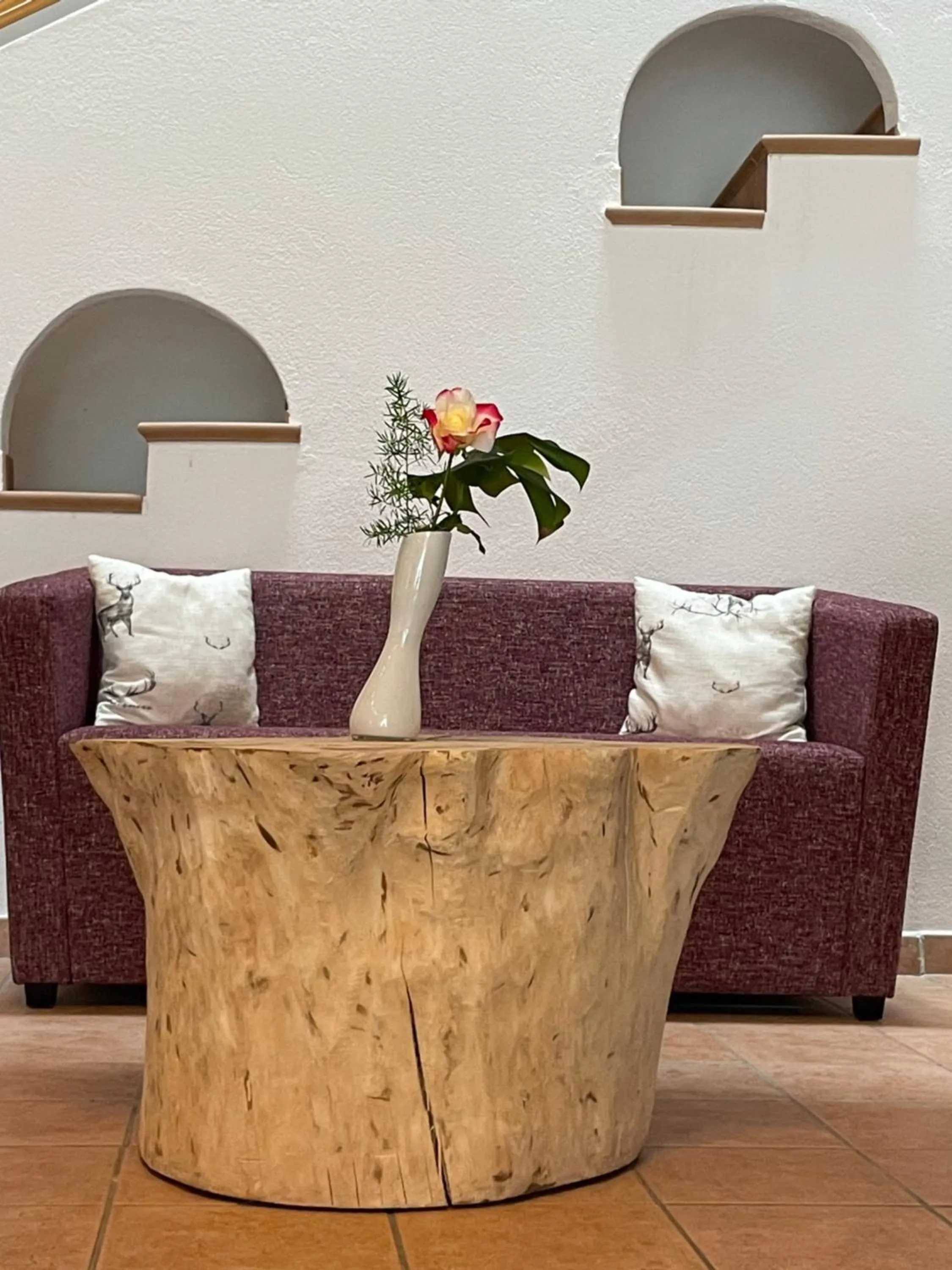 Seating area in Hotel Larch