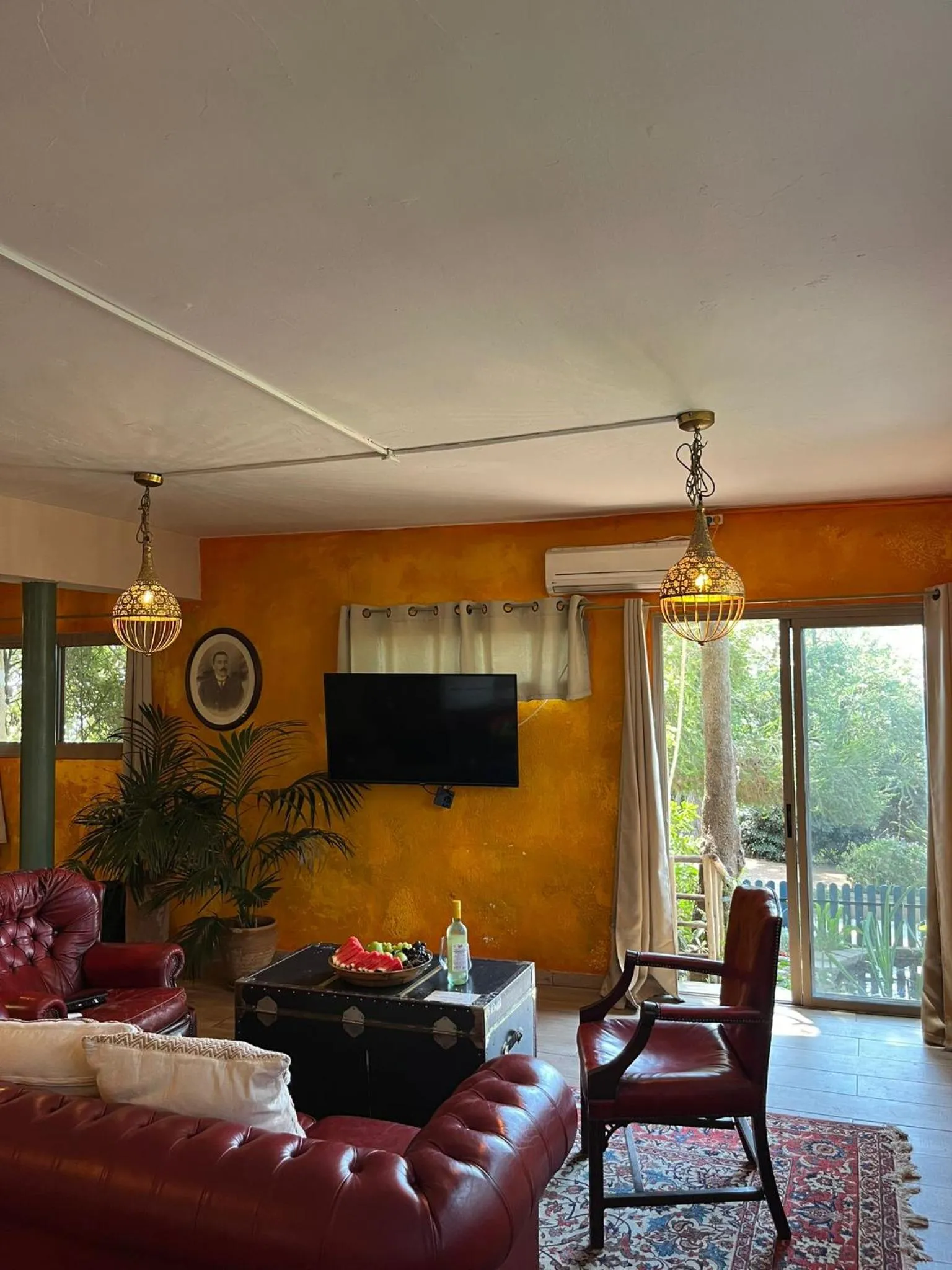 Seating area in Beit Oren Hotel