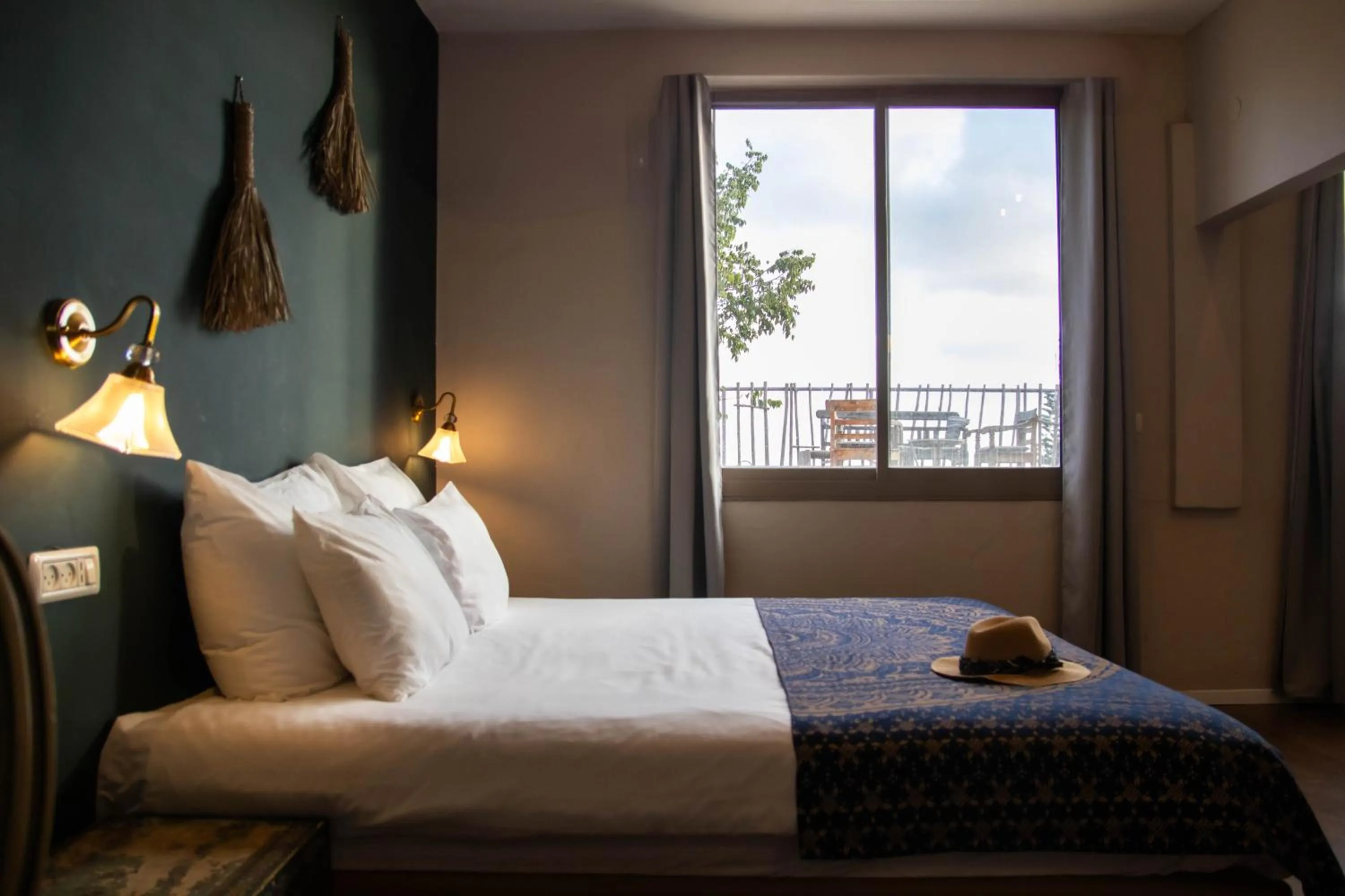 Bedroom, Bed in Beit Oren Hotel