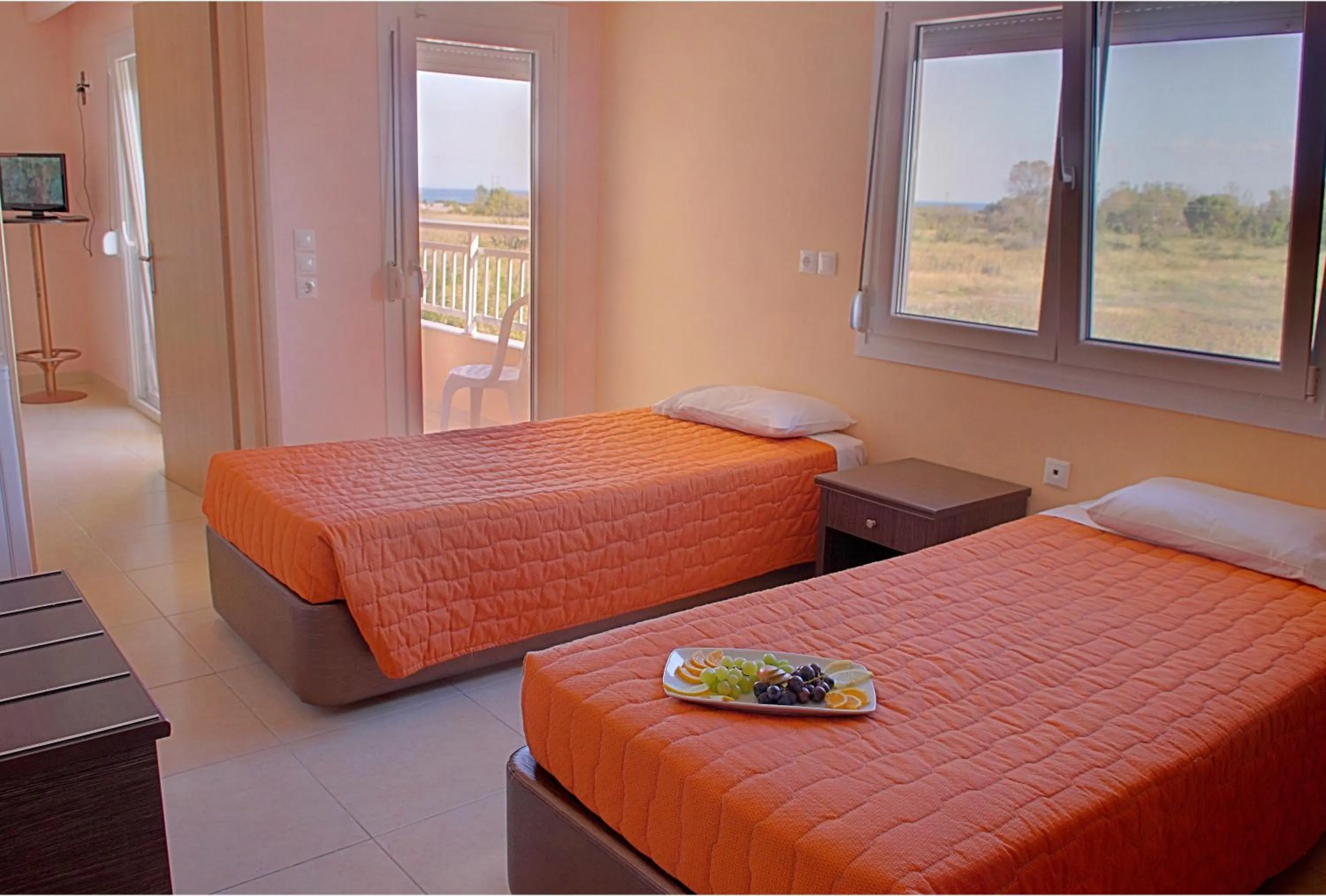 Bed in Grand Platon Hotel