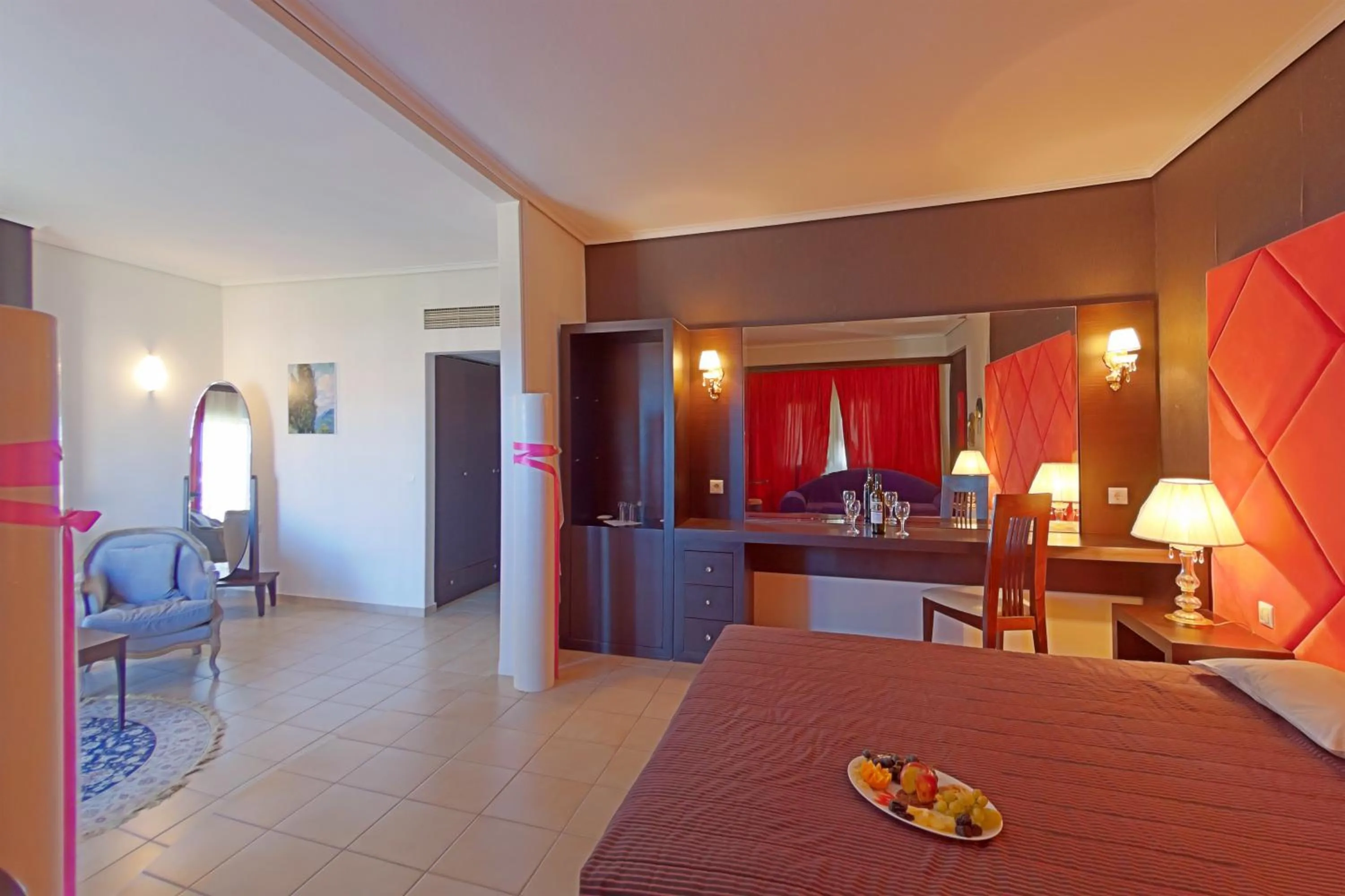 Bed in Grand Platon Hotel