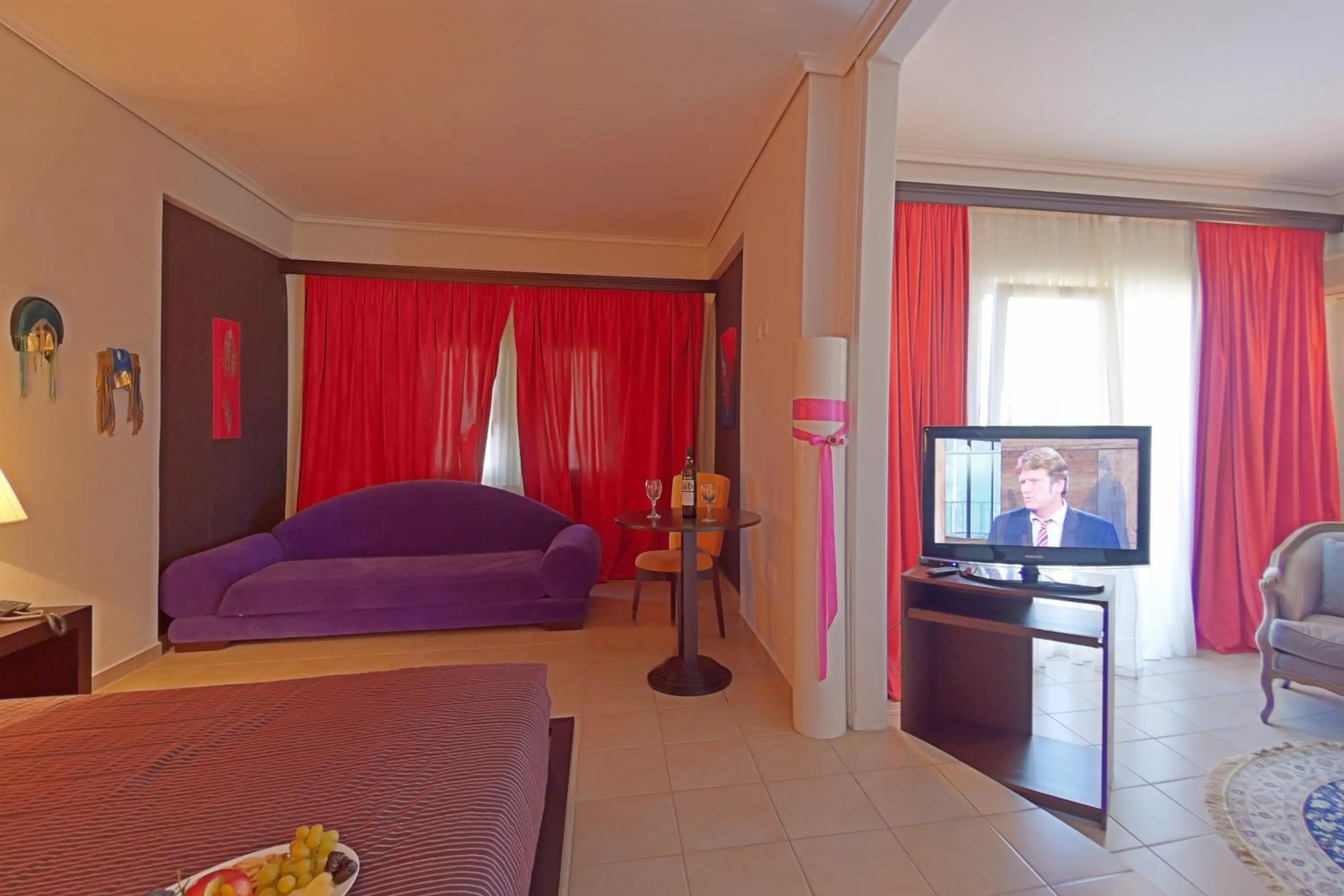 Bed in Grand Platon Hotel