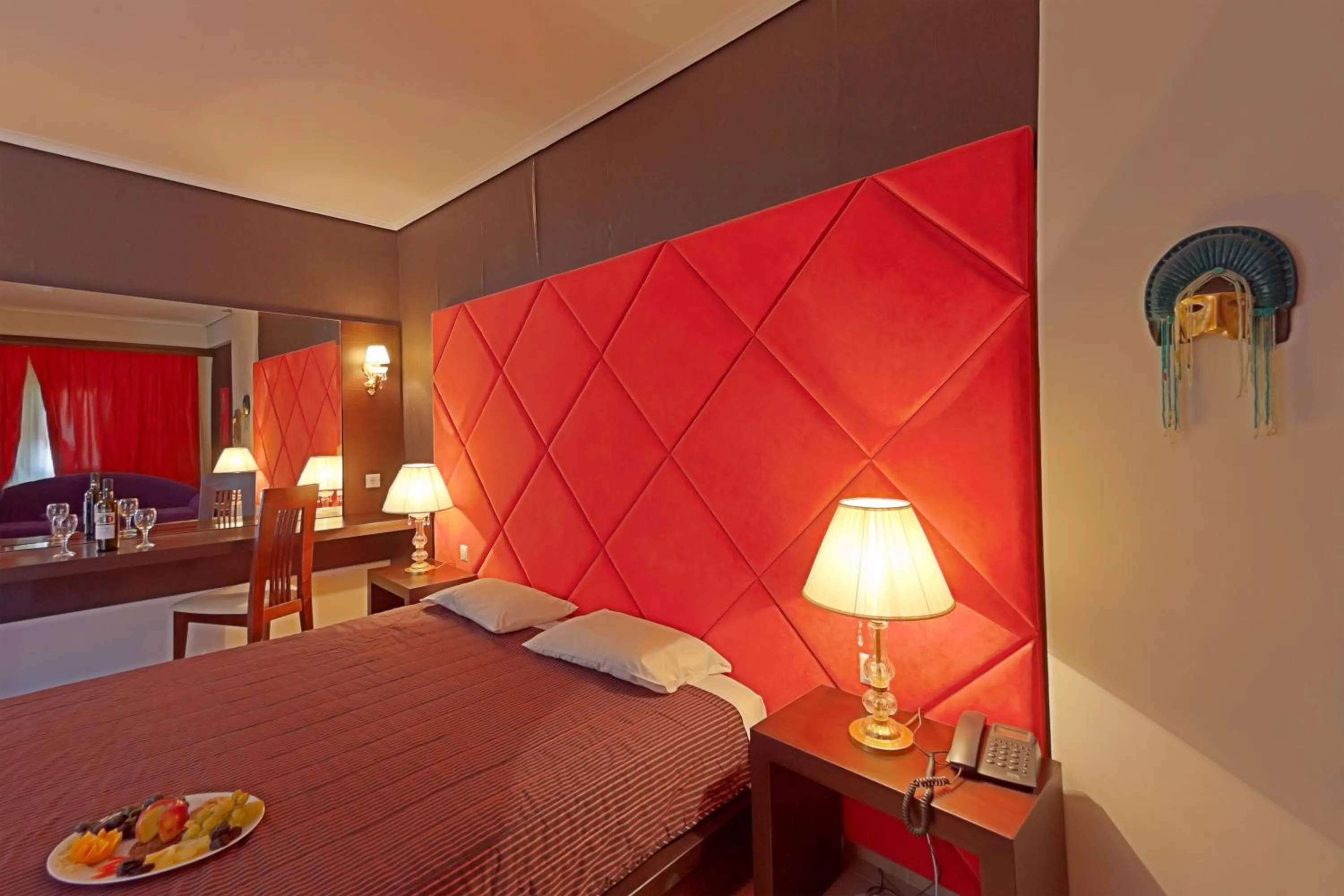 Bed in Grand Platon Hotel
