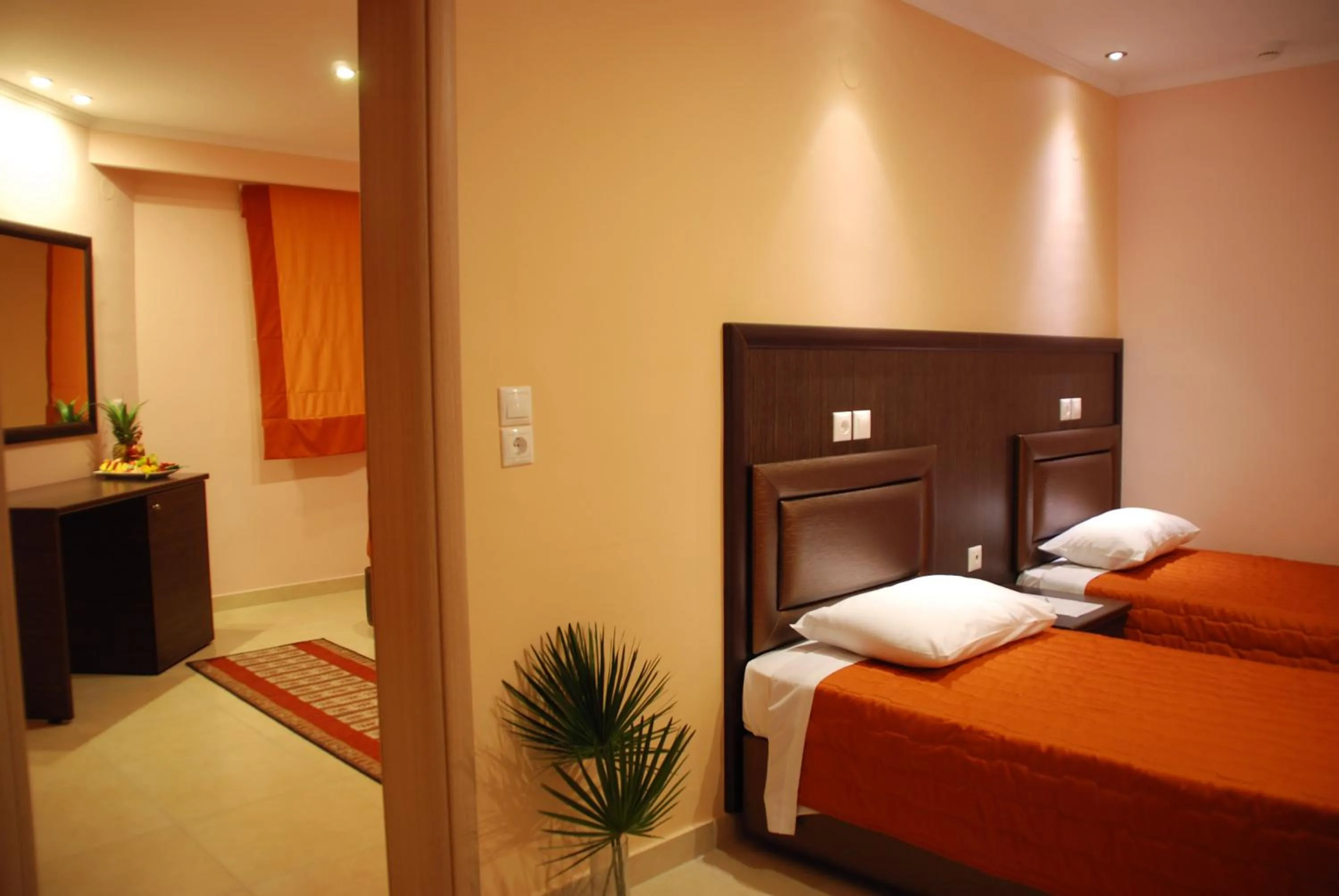 Bed in Grand Platon Hotel