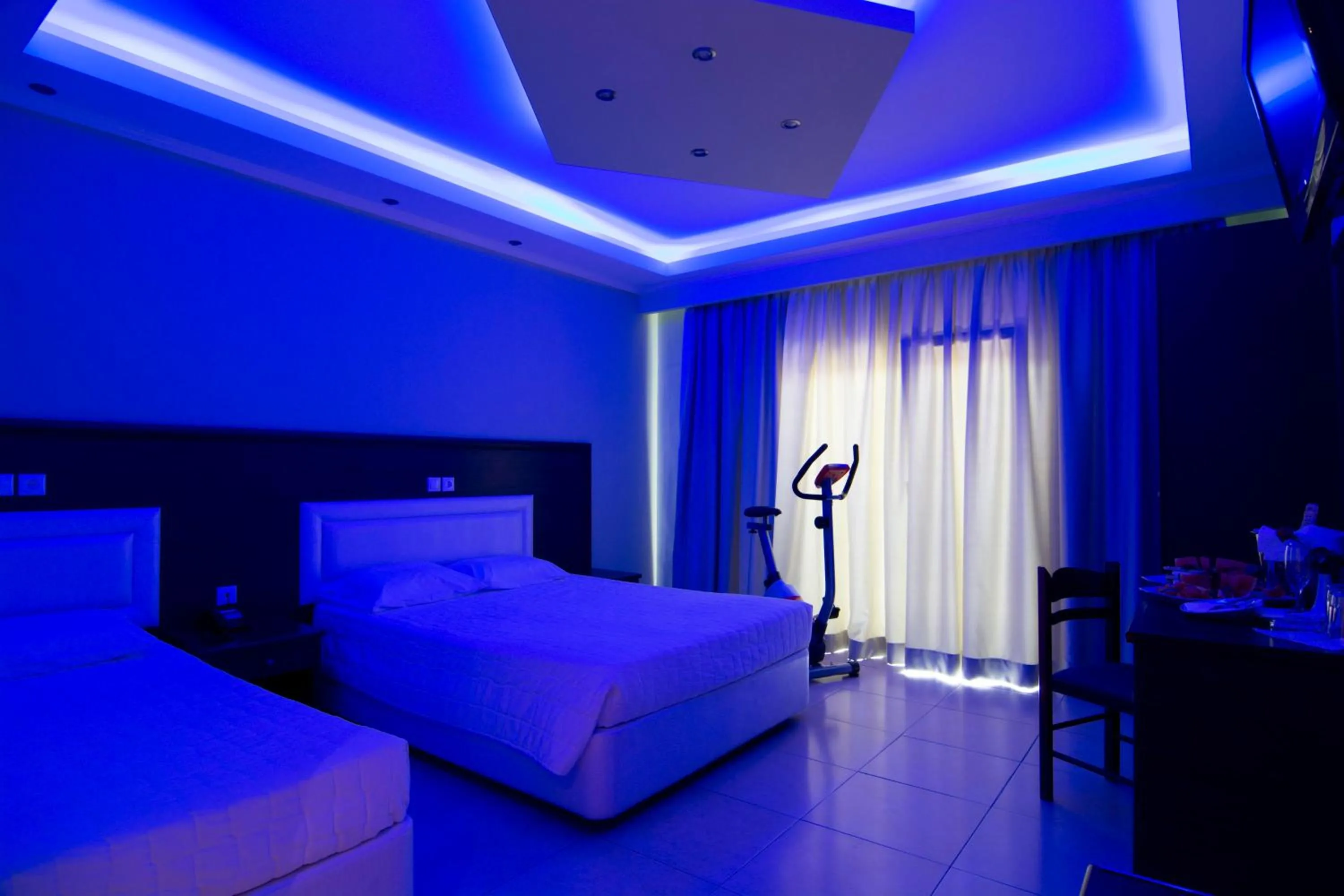 Decorative detail, Bed in Grand Platon Hotel