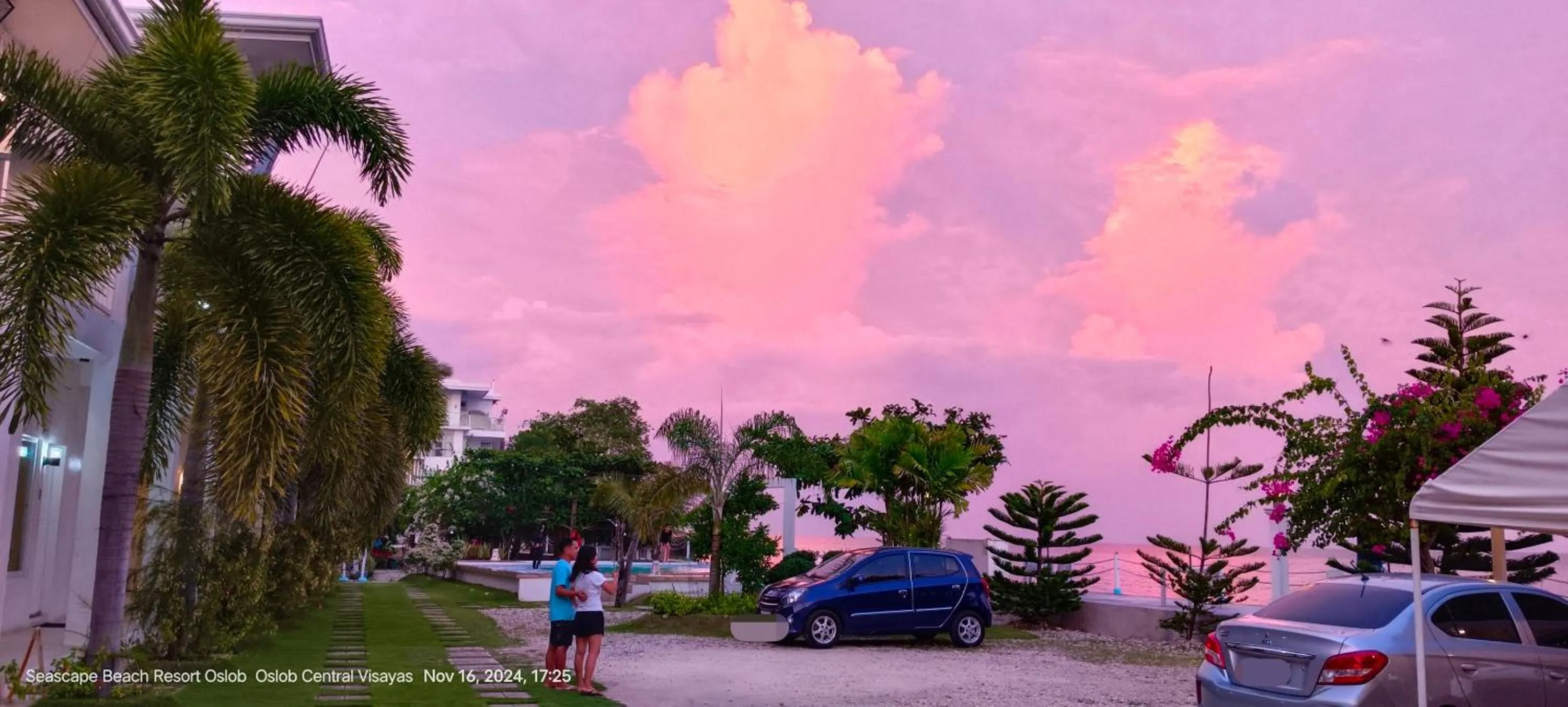group of guests in Seascape Beach Resort Oslob