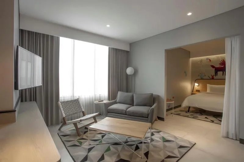 Bed in ARTOTEL Yogyakarta