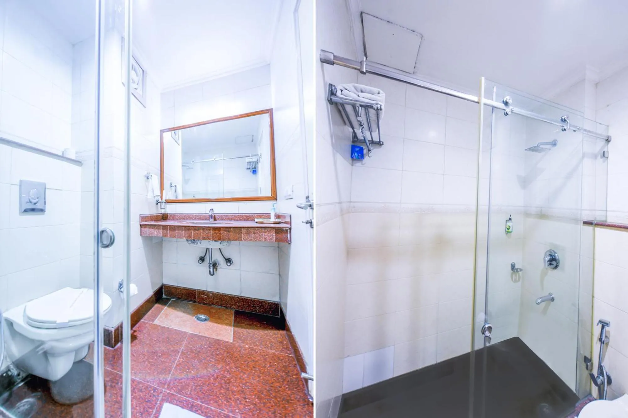 Bathroom in Hotel Exotica Leisure Valley, Gurgaon