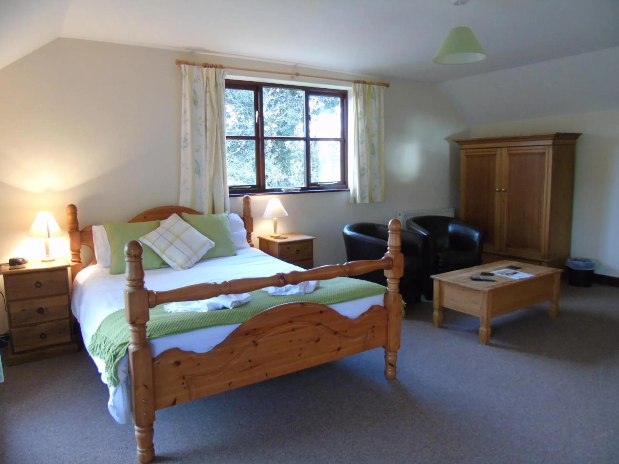 Bed in Pwllgwilym B & B