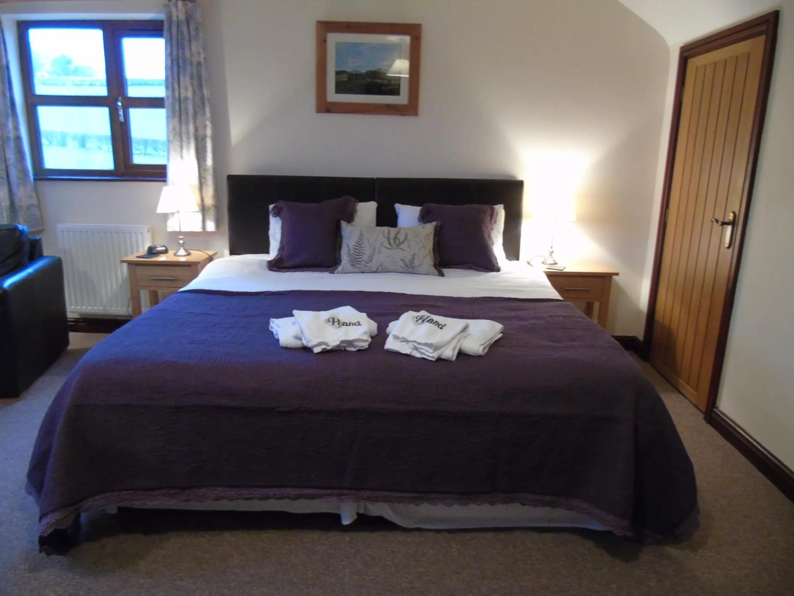 Bed in Pwllgwilym B & B