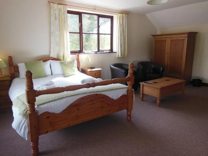 Bed in Pwllgwilym B & B