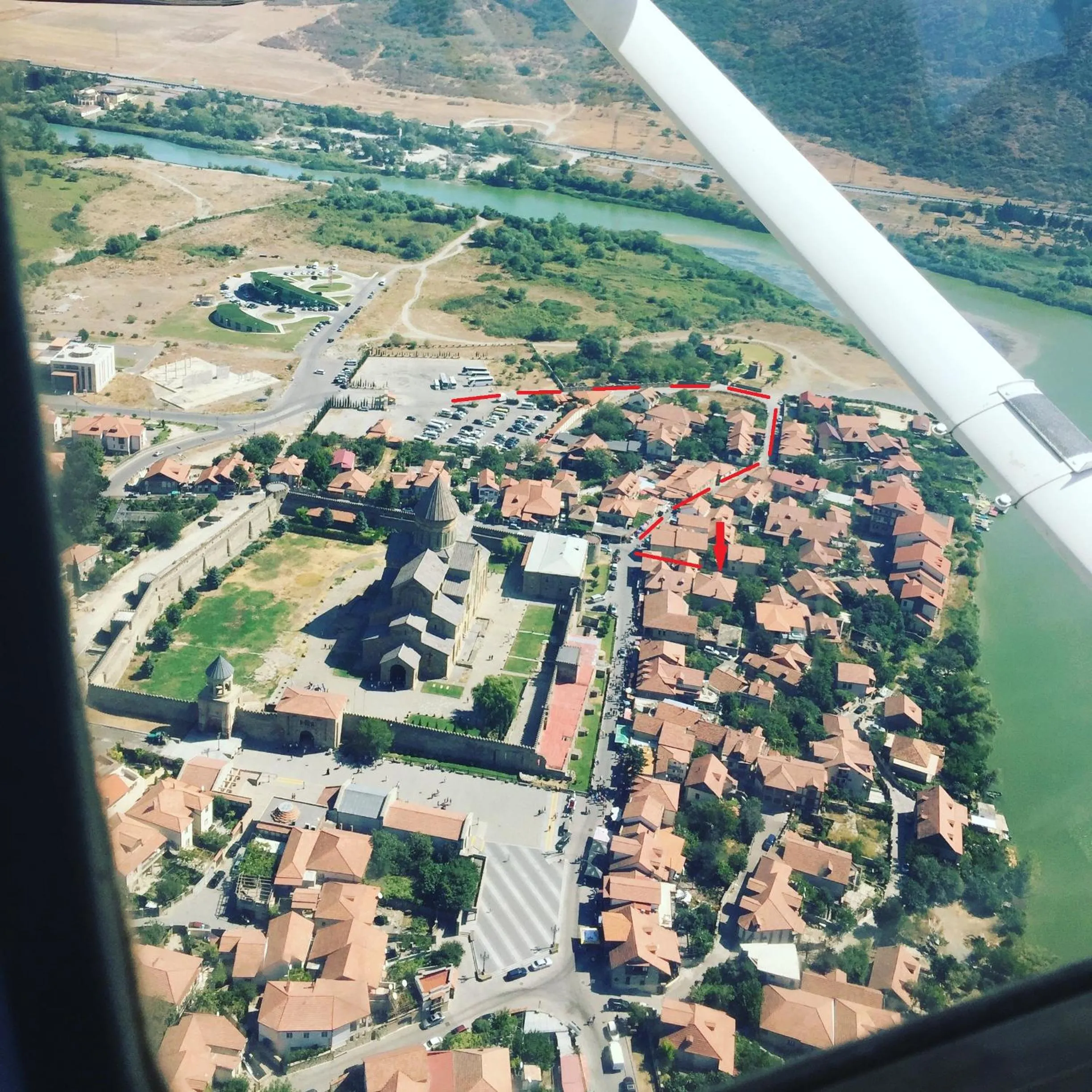 Bird's eye view in Hotel Magdalena