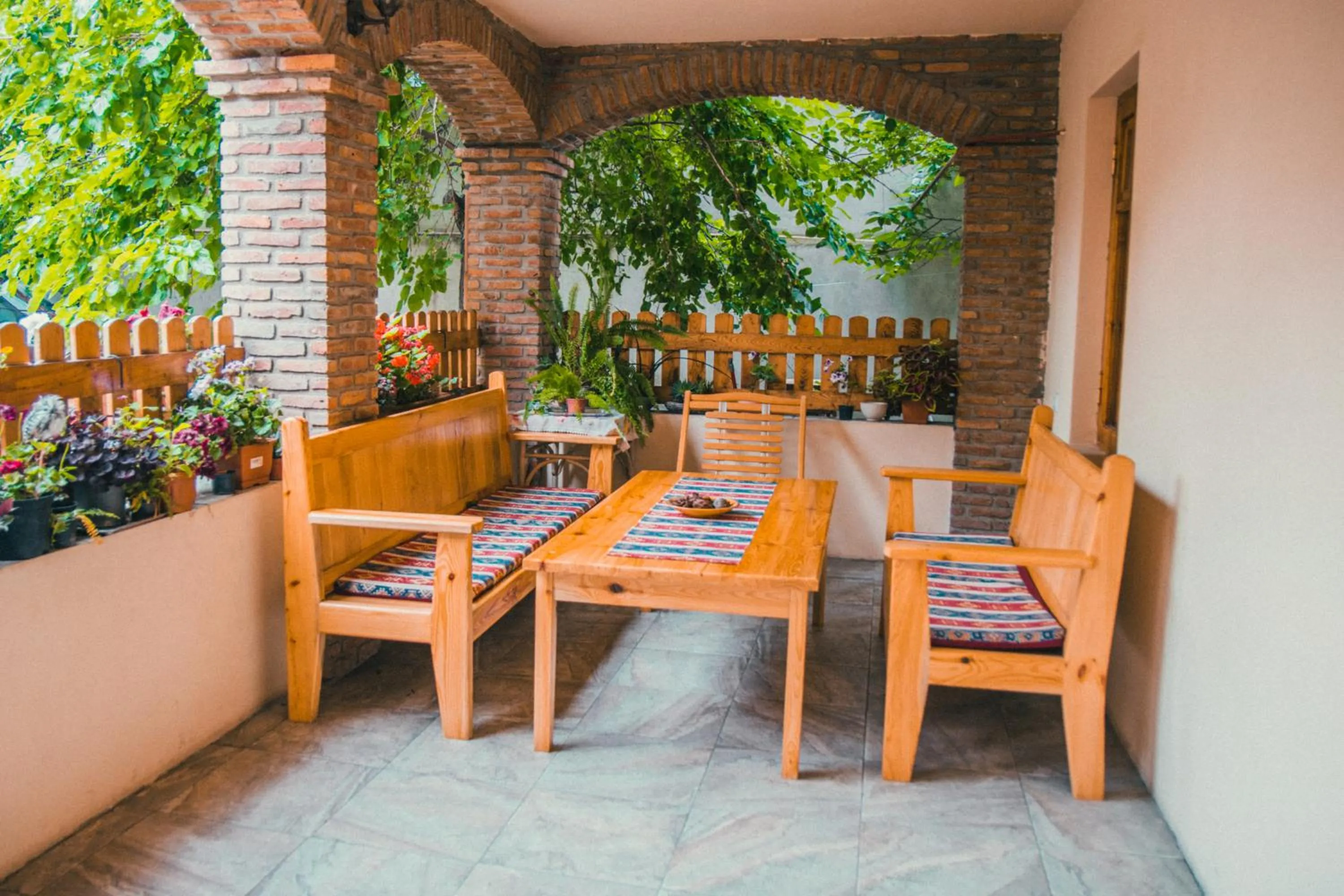 Patio in Hotel Magdalena