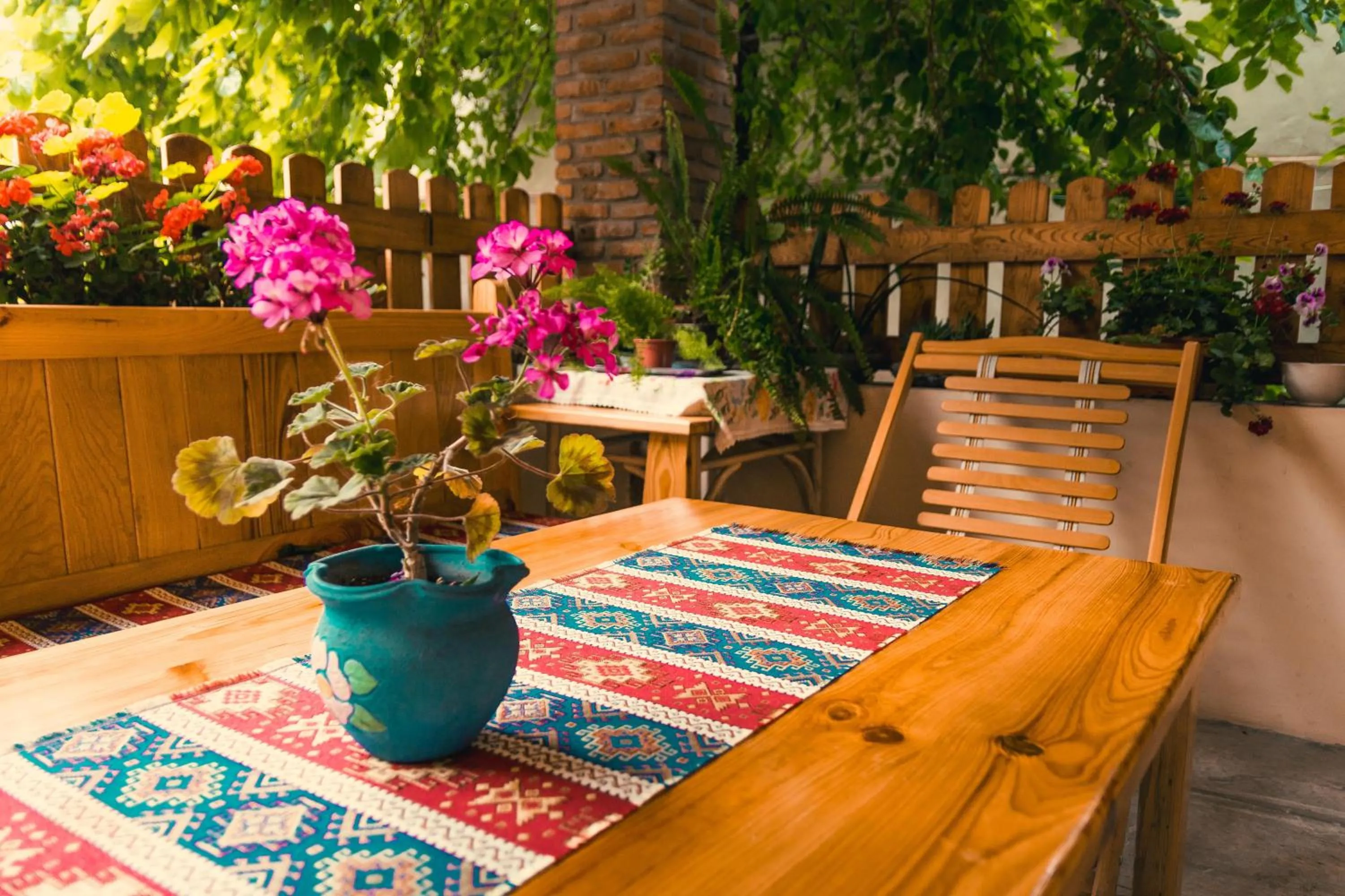 Patio in Hotel Magdalena