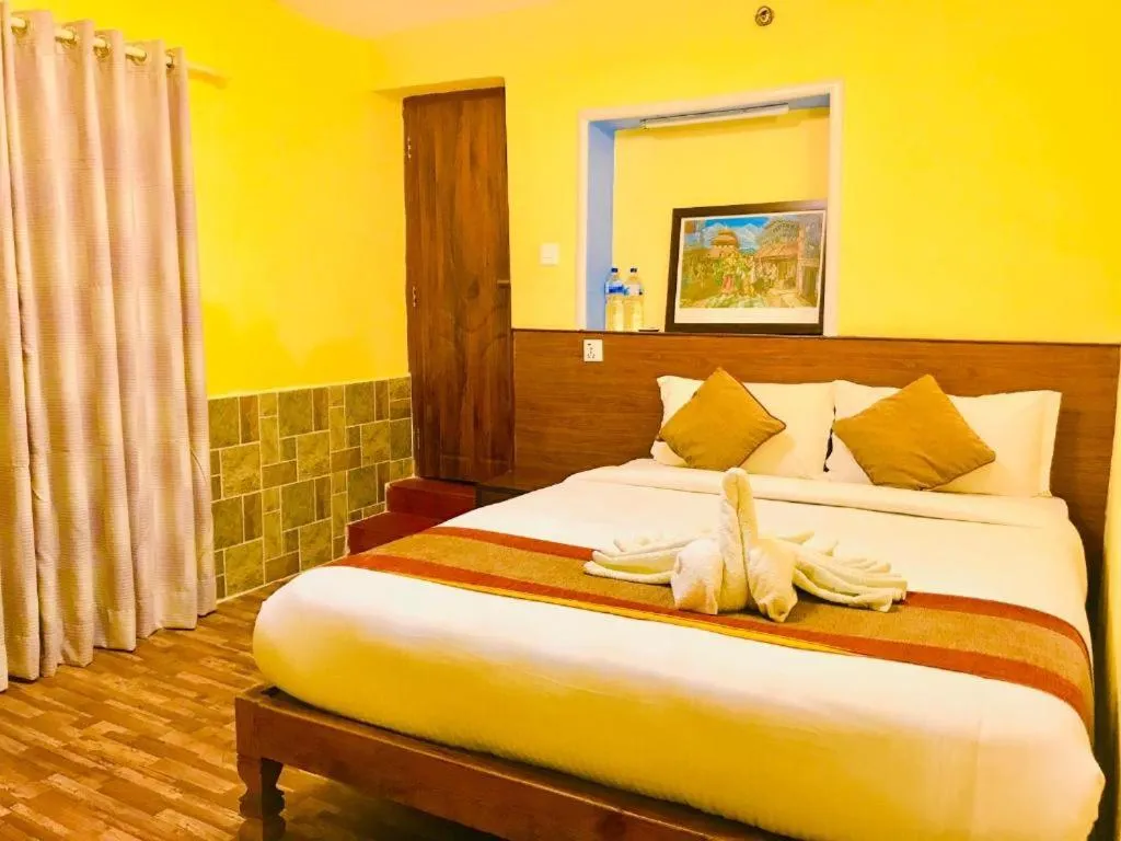 Bedroom, Bed in Doors Hotel Thamel