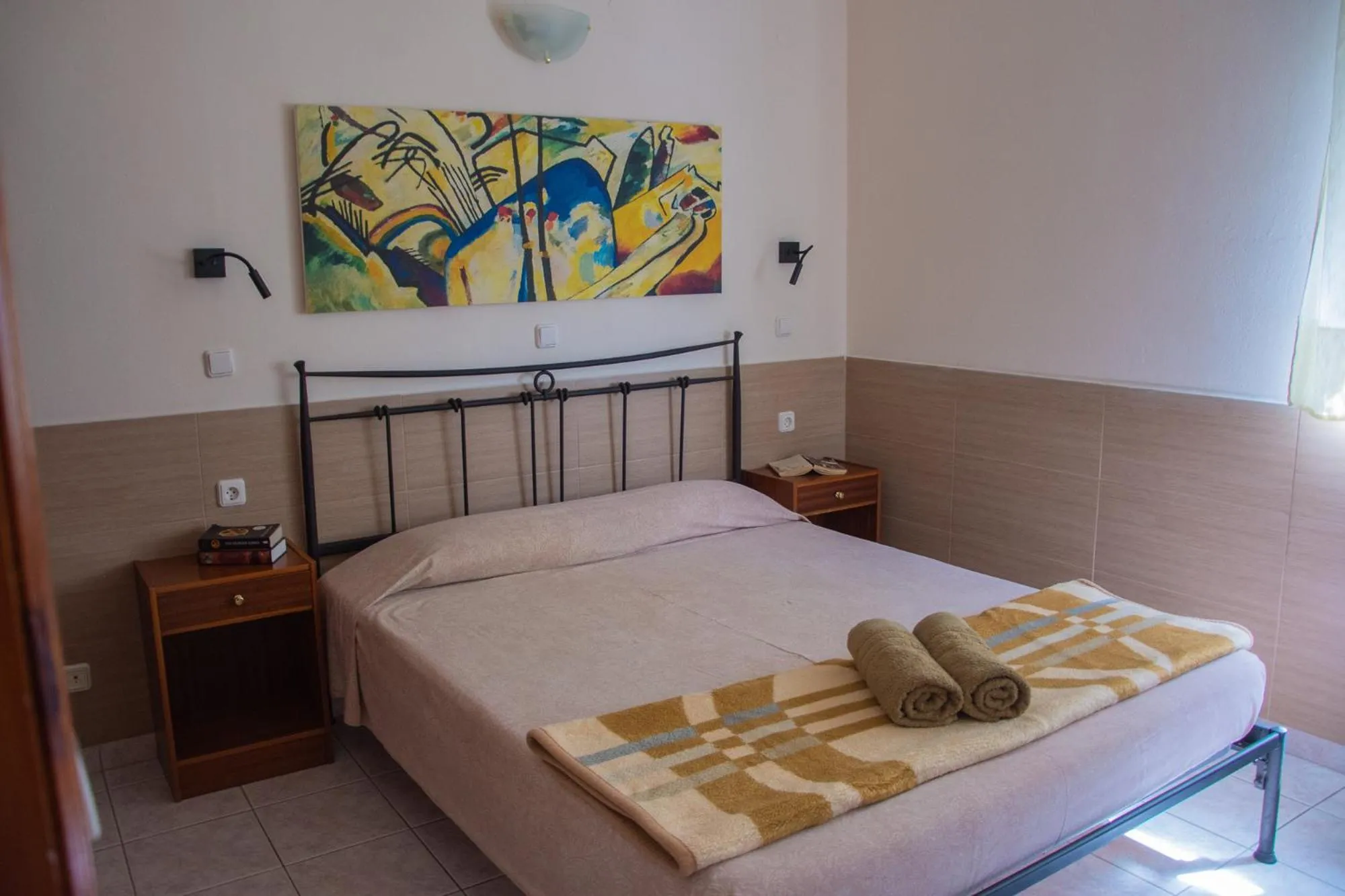 Bed in SCALA APARTS & STUDIOS - Rhodes