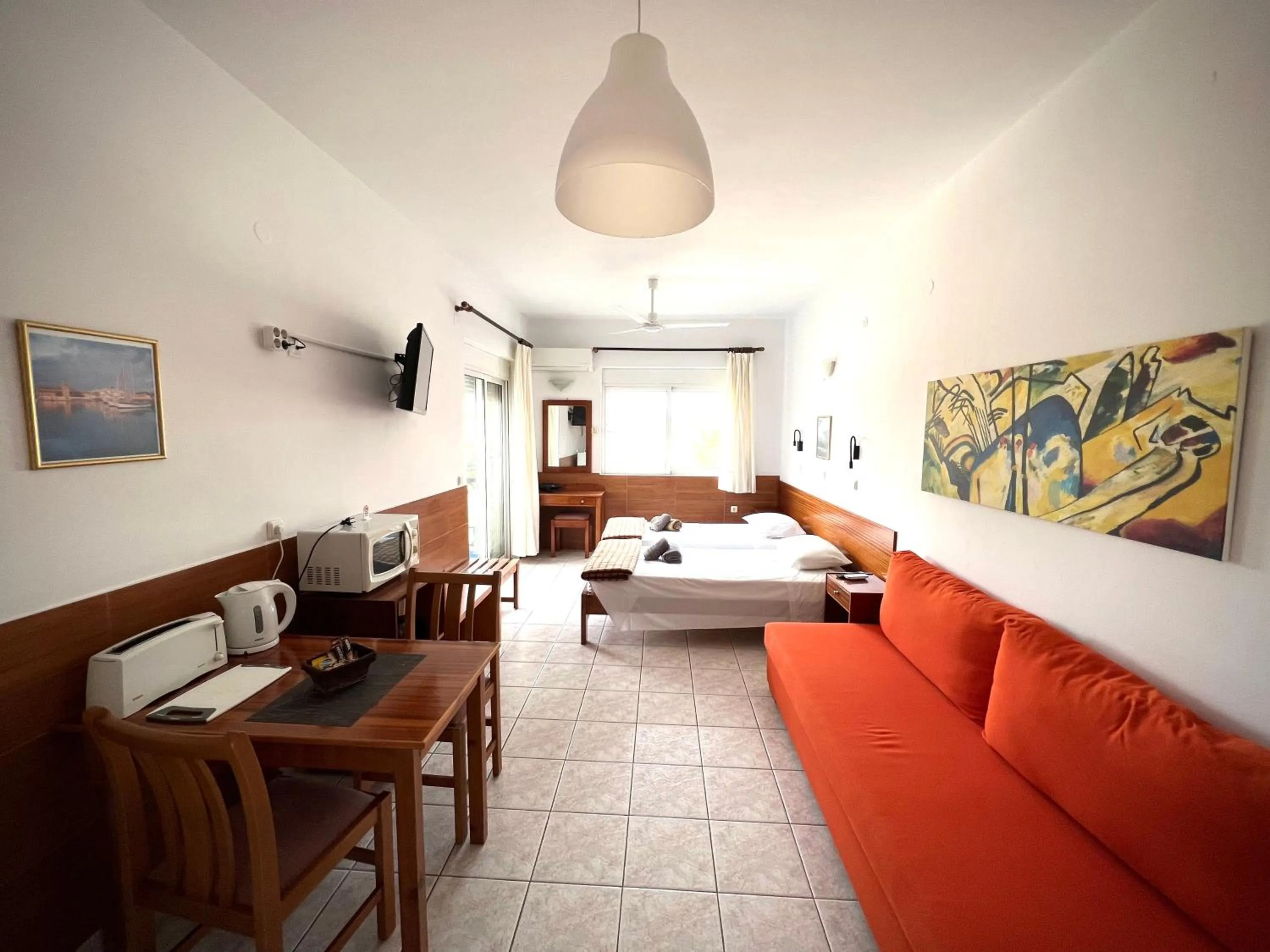 Bed in SCALA APARTS & STUDIOS - Rhodes