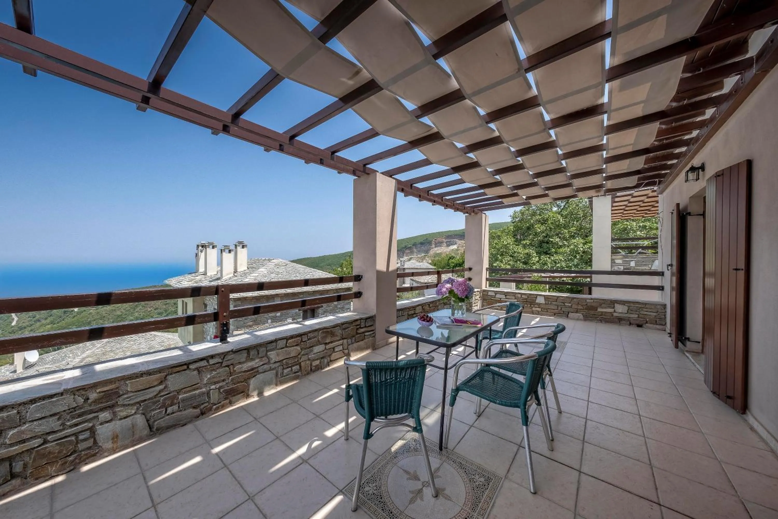 Balcony/Terrace in Hotel Petradi