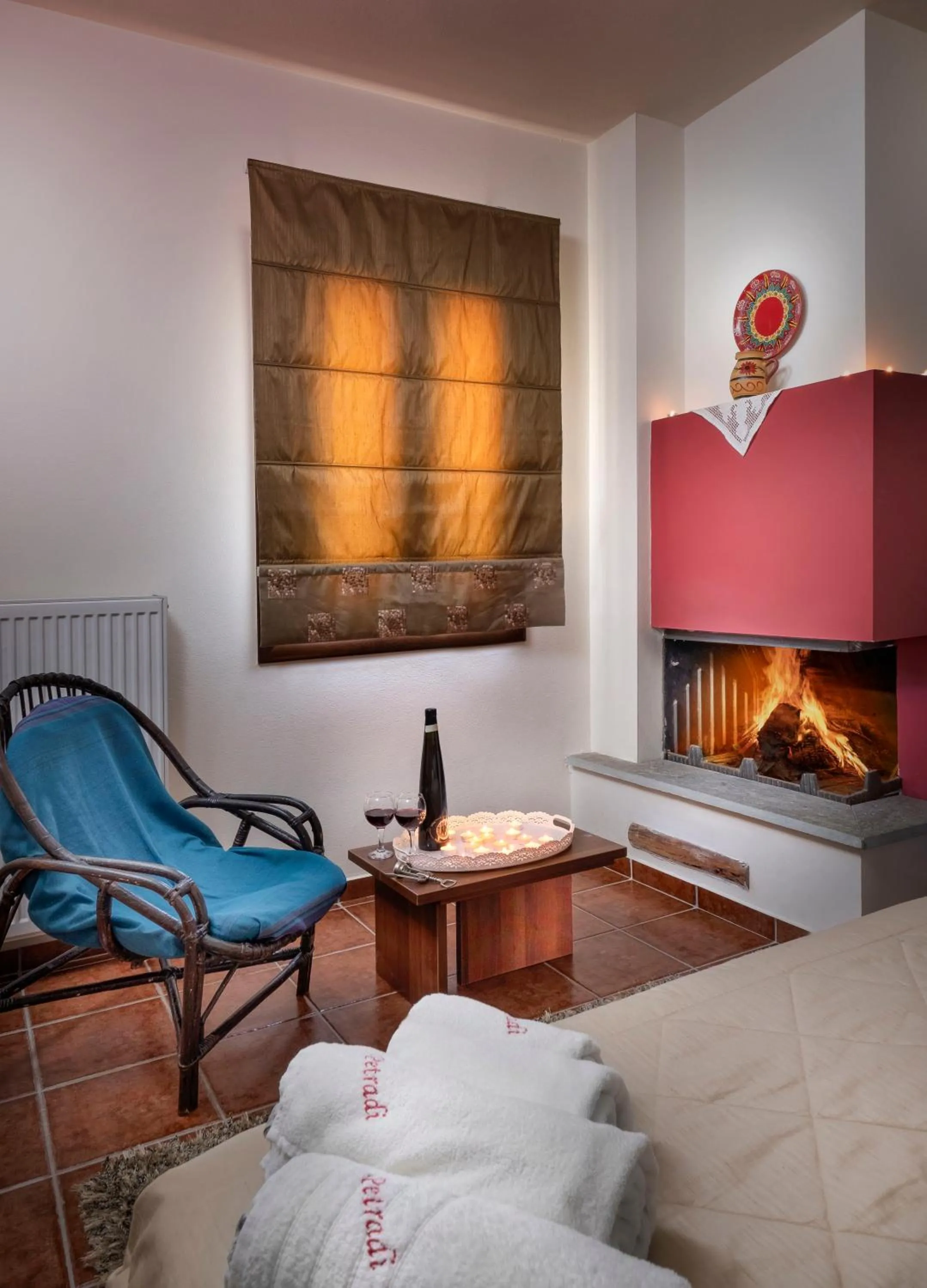 Bedroom, Bed in Hotel Petradi