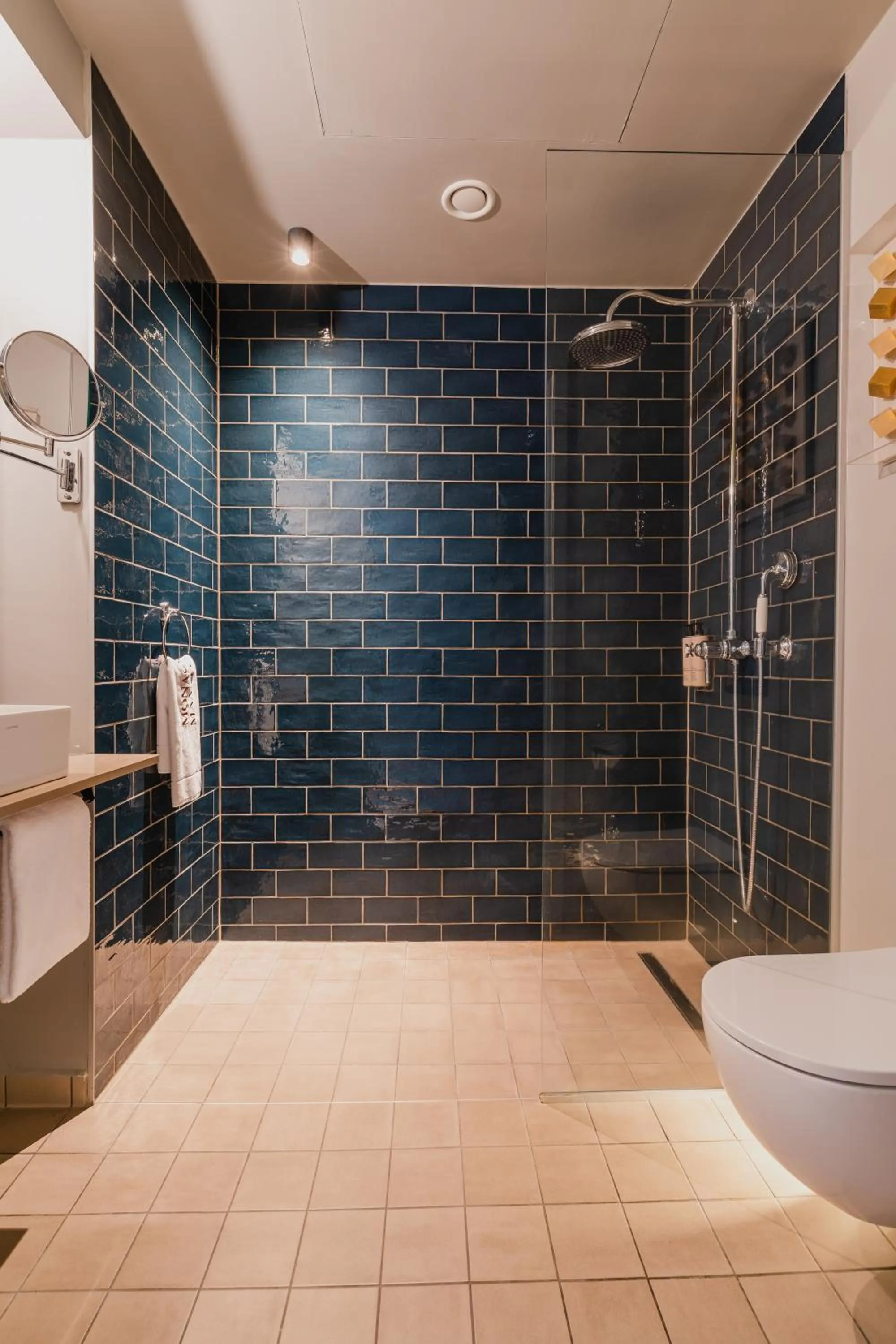 Shower in Hotel Monastère Maastricht