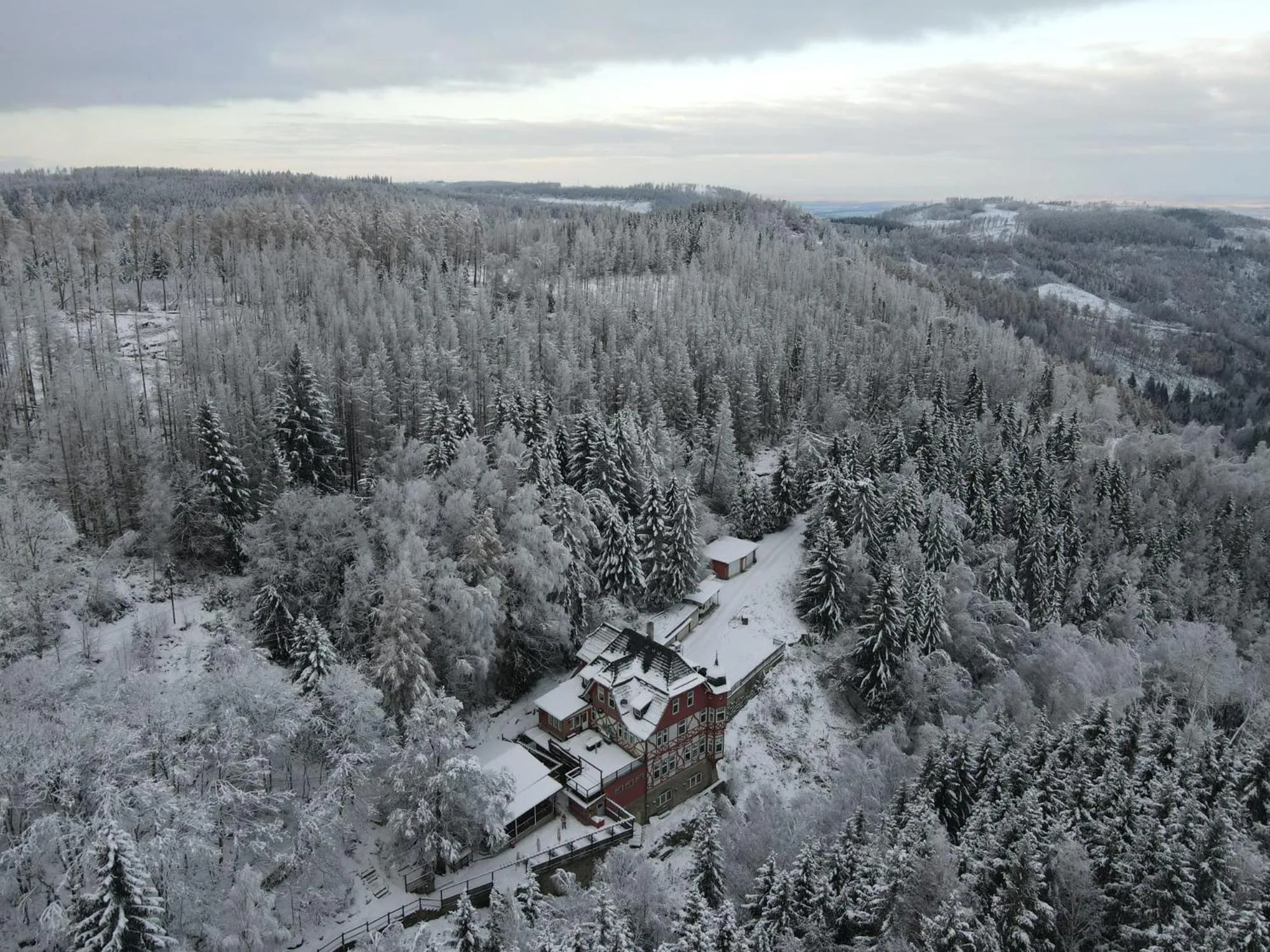 Property building in Waldgasthaus & Berghotel Steinerne Renne