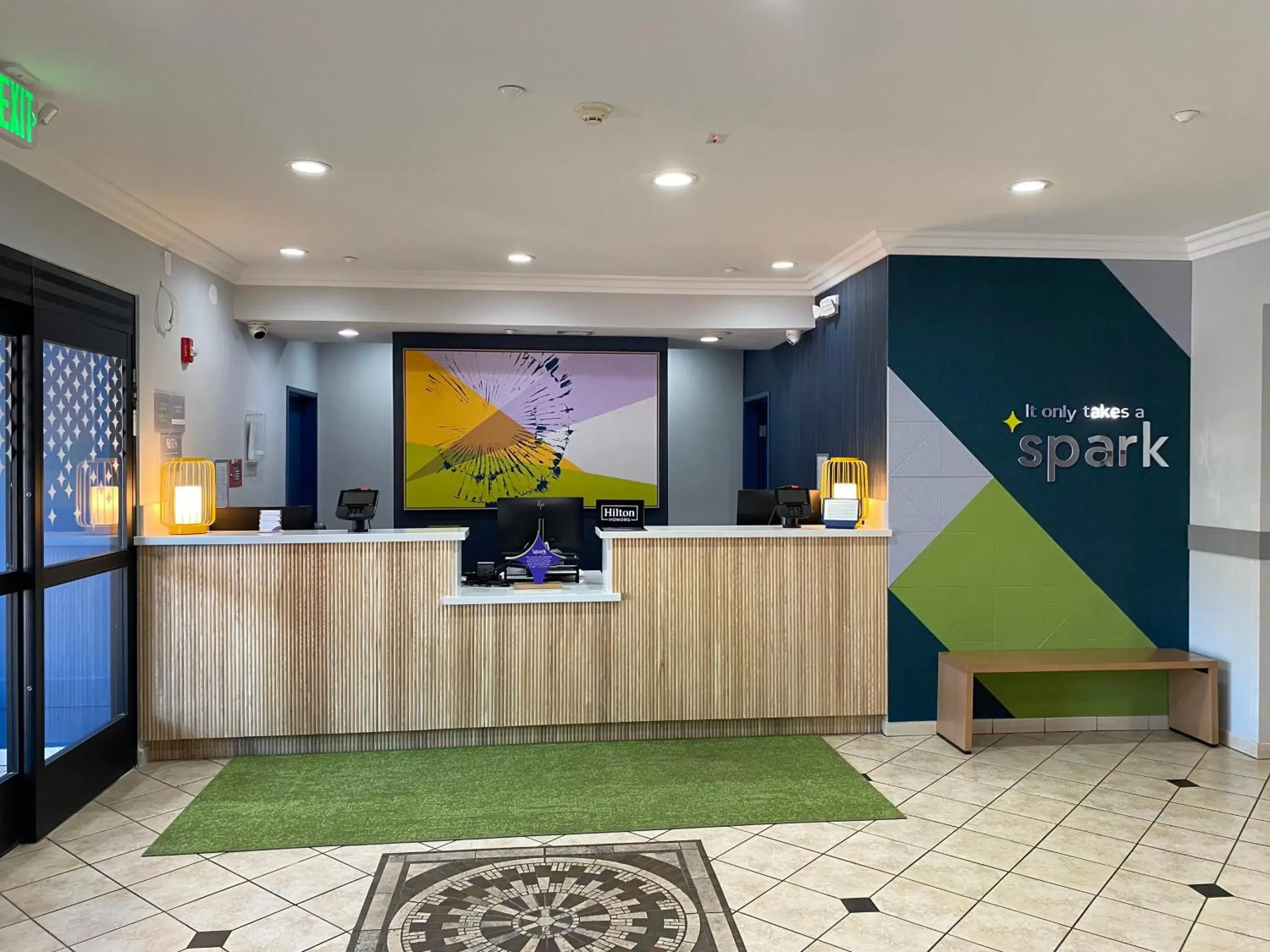 Lobby or reception in Spark by Hilton Yucca Valley Joshua Tree Lobby or reception in Spark by Hilton Yucca Valley Joshua Tree