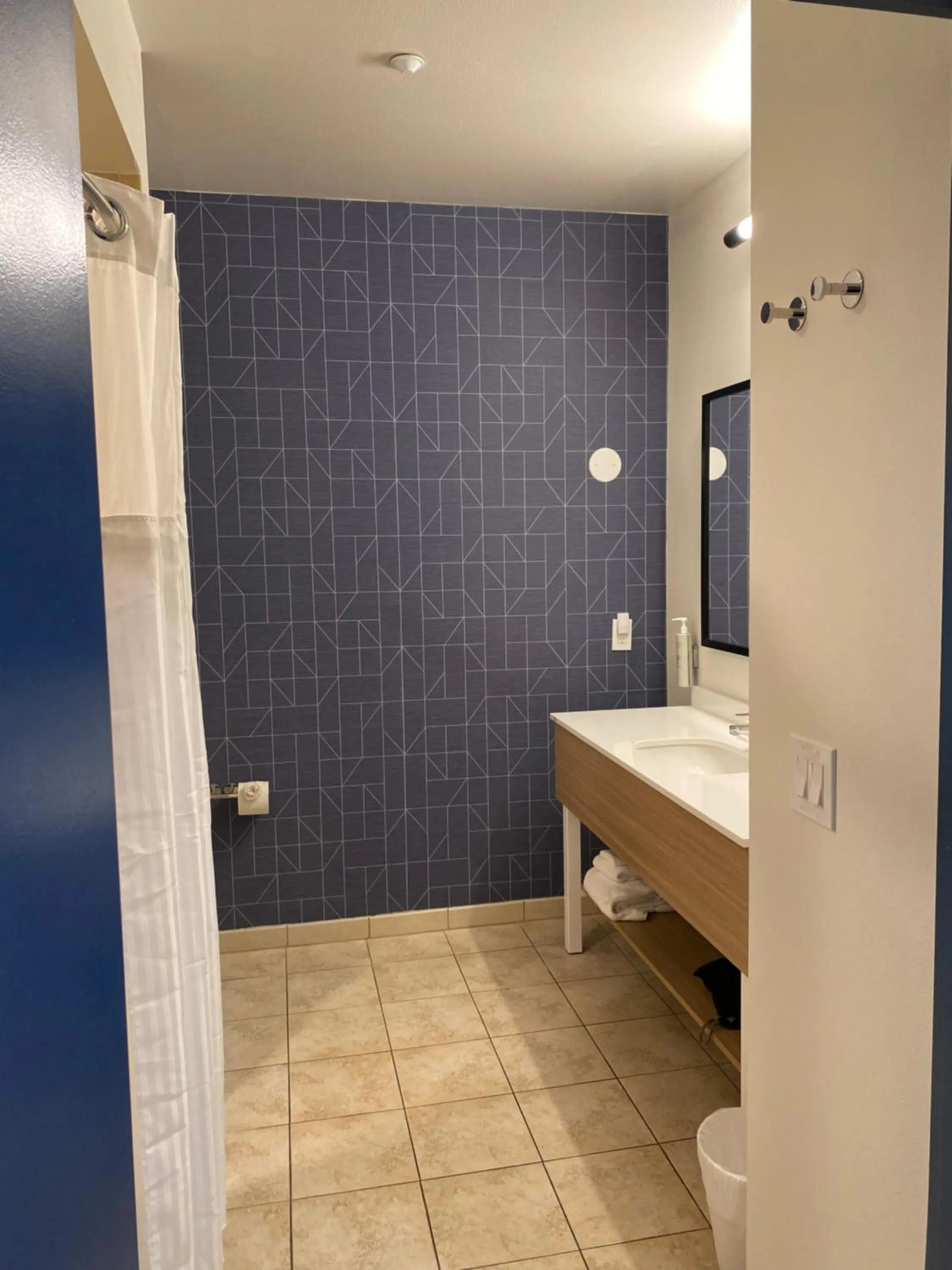 Bathroom in Spark by Hilton Yucca Valley Joshua Tree