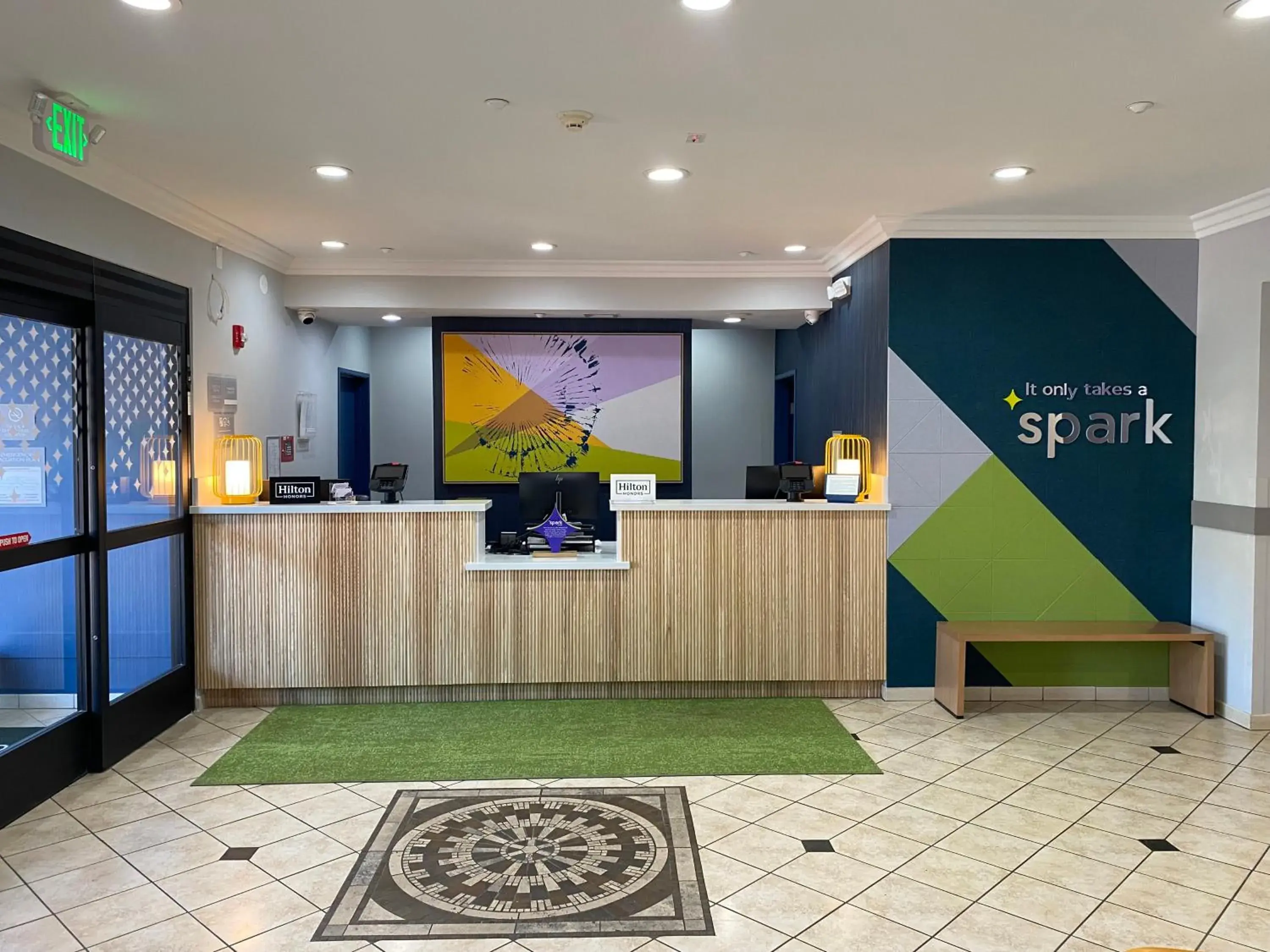 Lobby or reception in Spark by Hilton Yucca Valley Joshua Tree Lobby or reception in Spark by Hilton Yucca Valley Joshua Tree