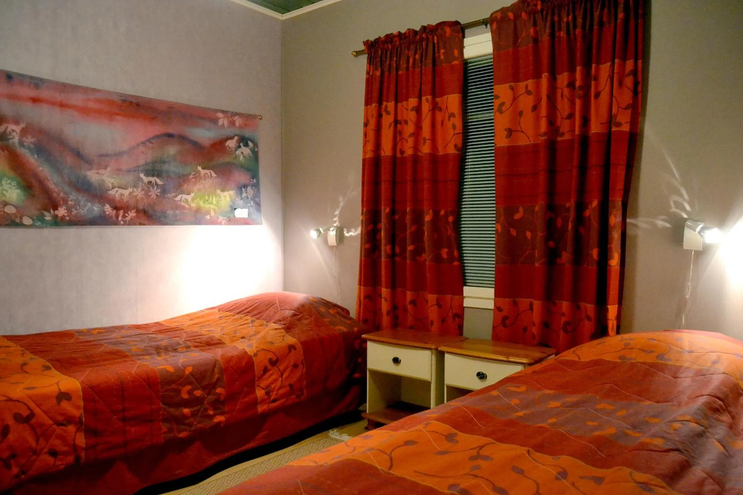 Bedroom, Bed in Talo Ylläs