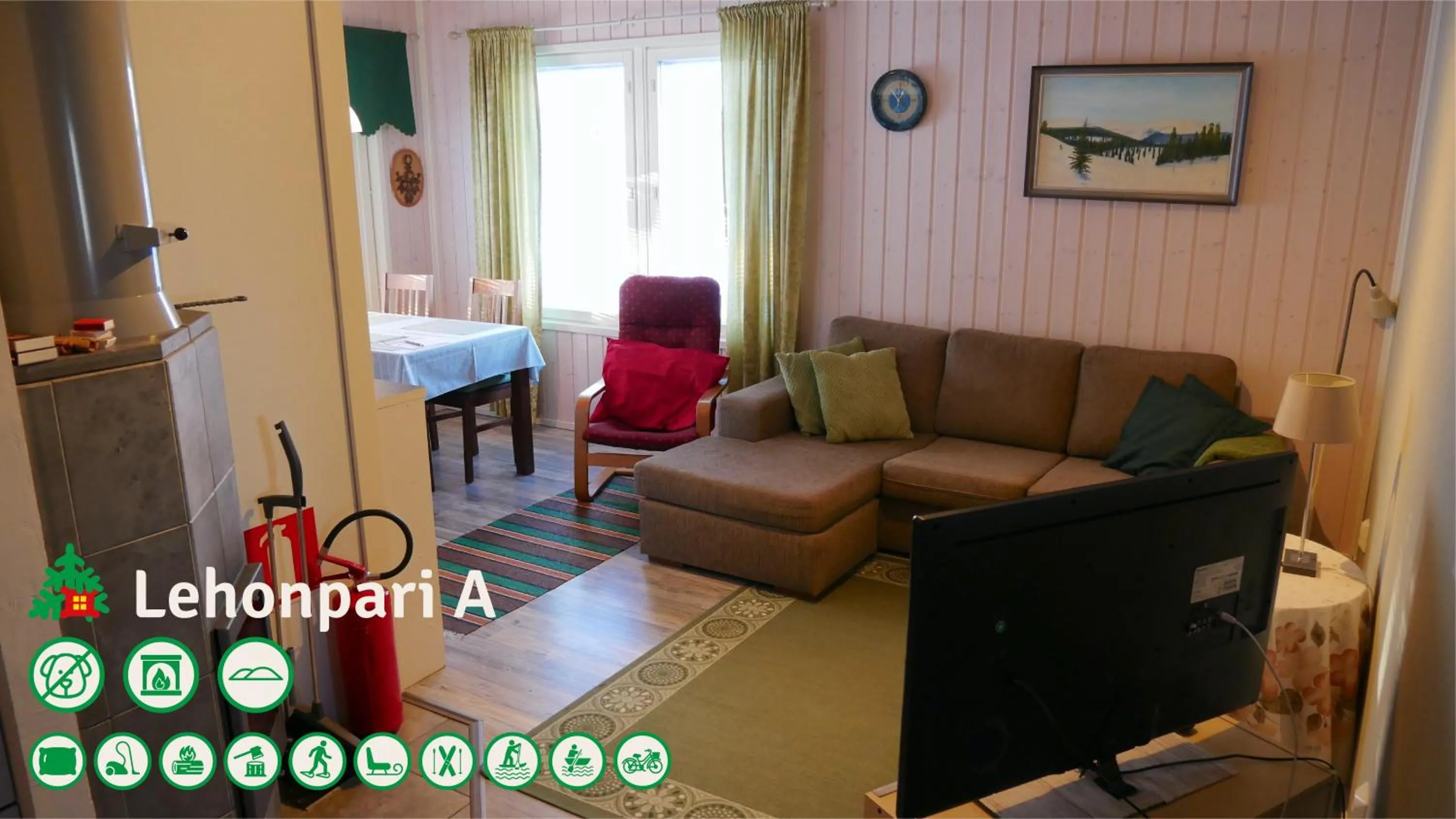 Living room in Talo Ylläs