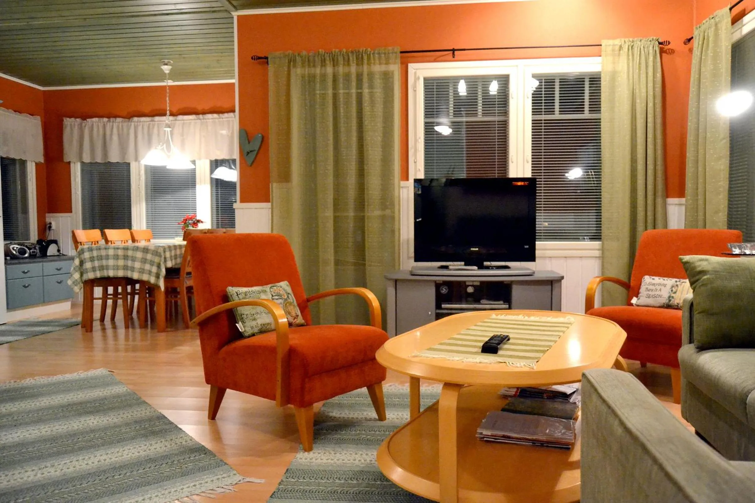 Seating area in Talo Ylläs