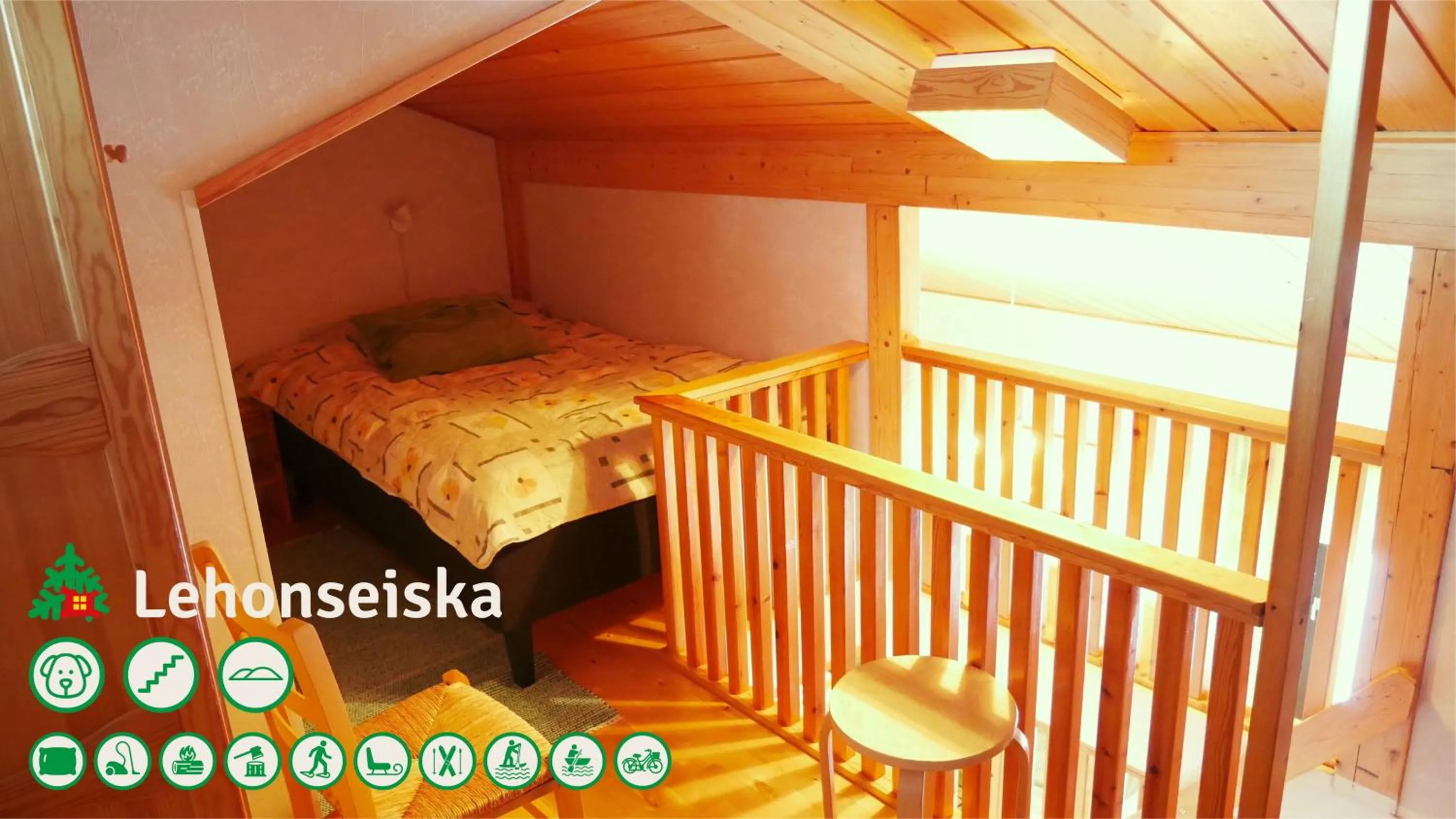 Bed in Talo Ylläs