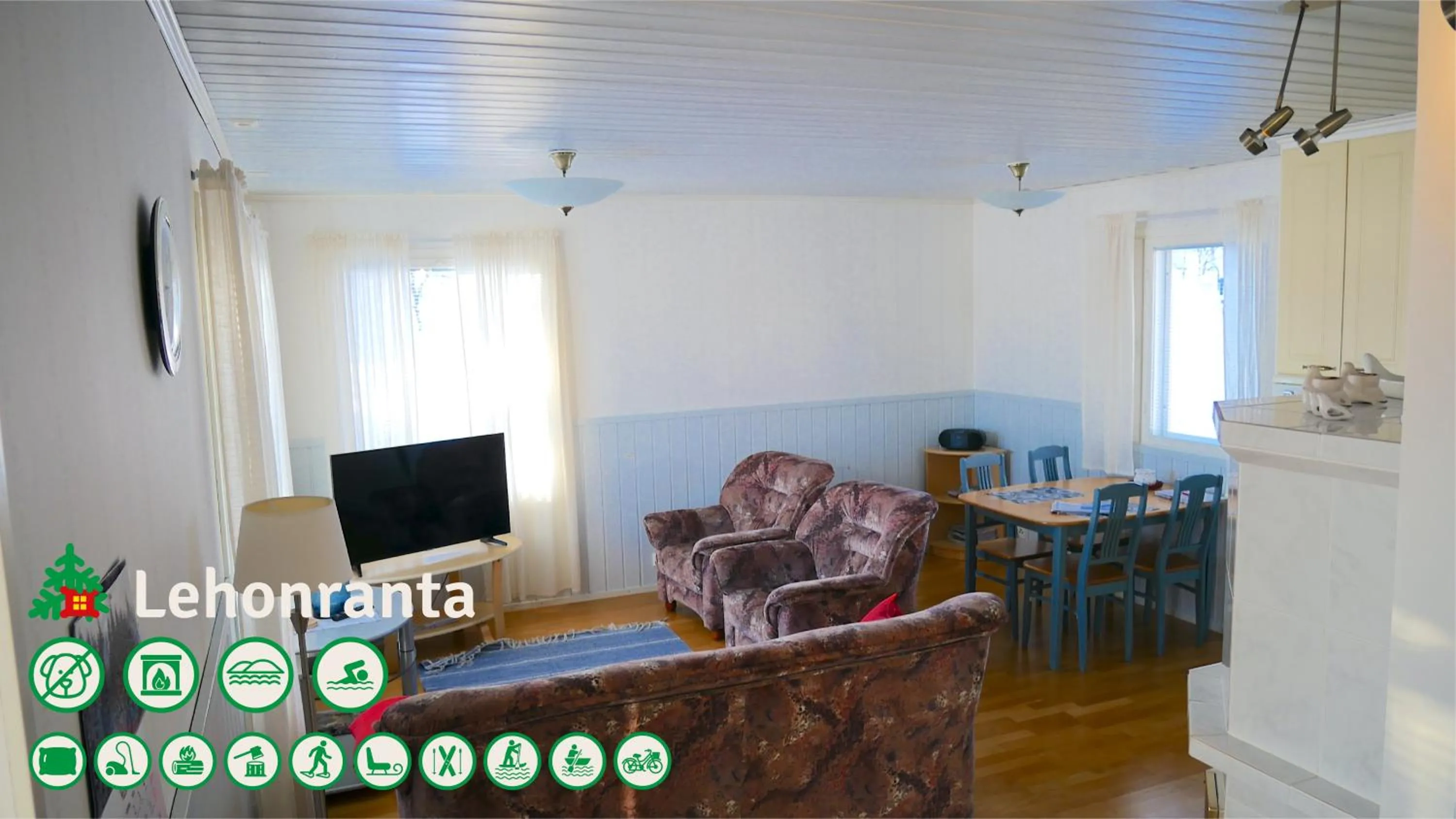 Living room in Talo Ylläs