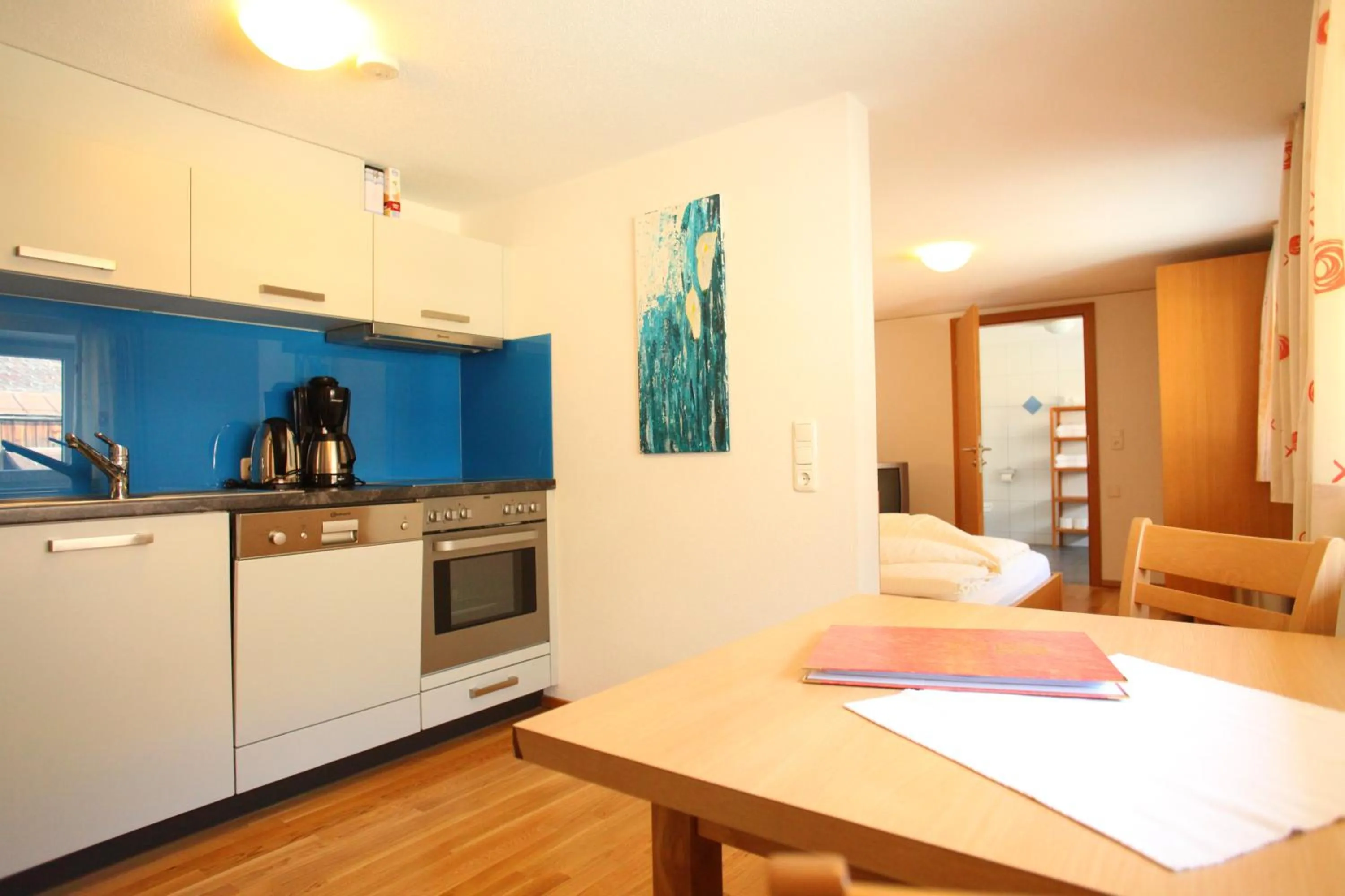 Kitchen or kitchenette in Sonne Bezau - Familotel Bregenzerwald