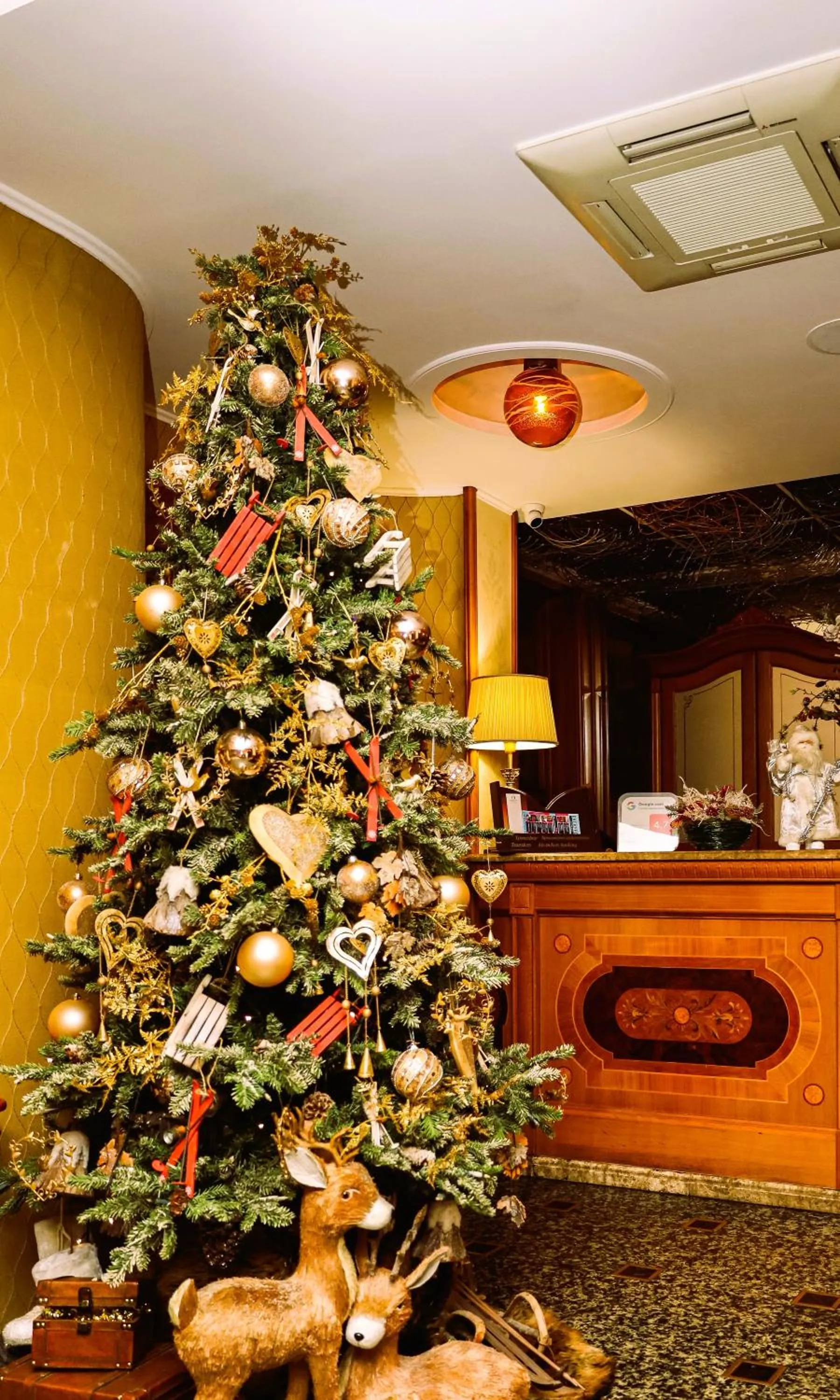 Decorative detail in Swiss Hotel