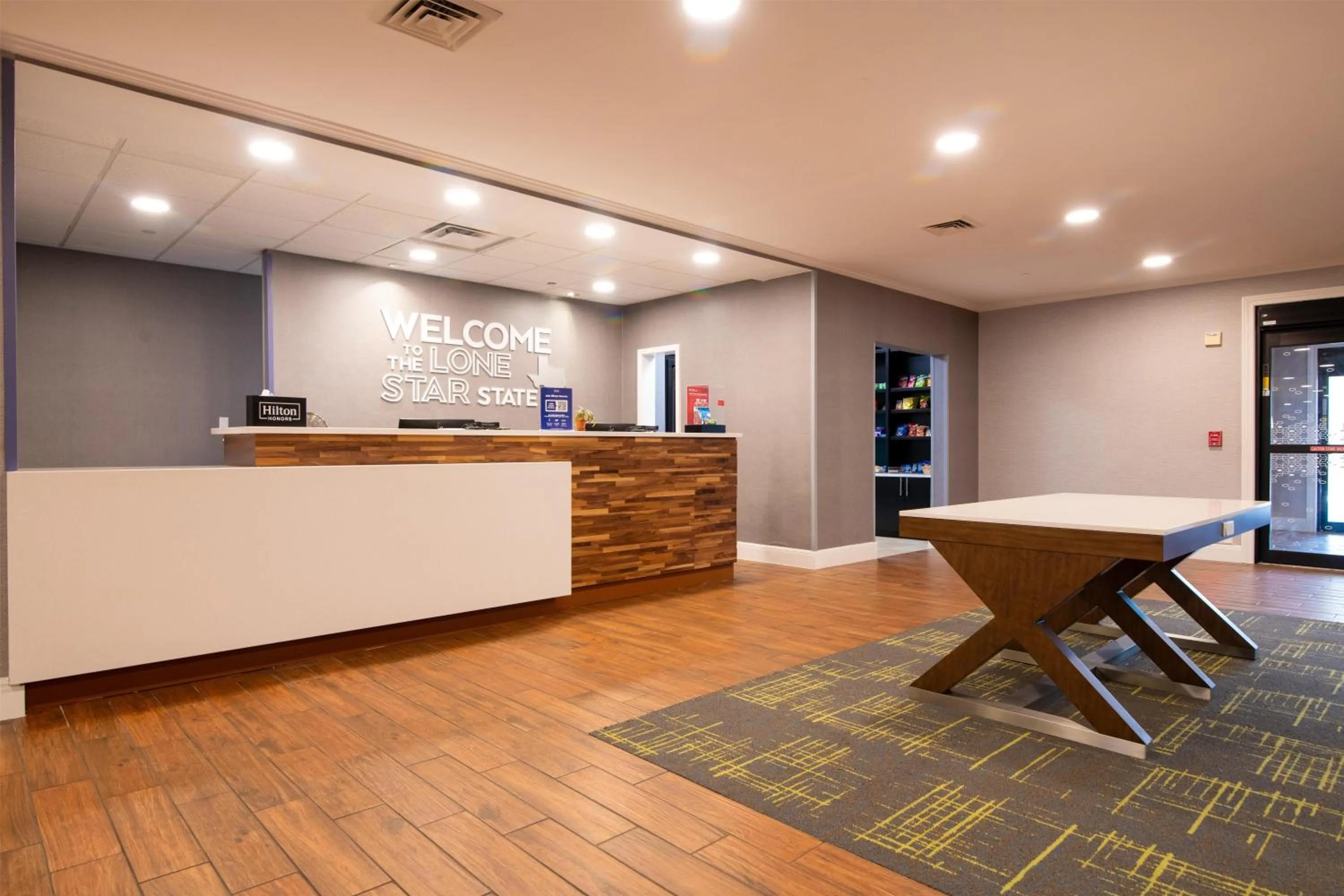 Lobby or reception in Hampton Inn & Suites College Station