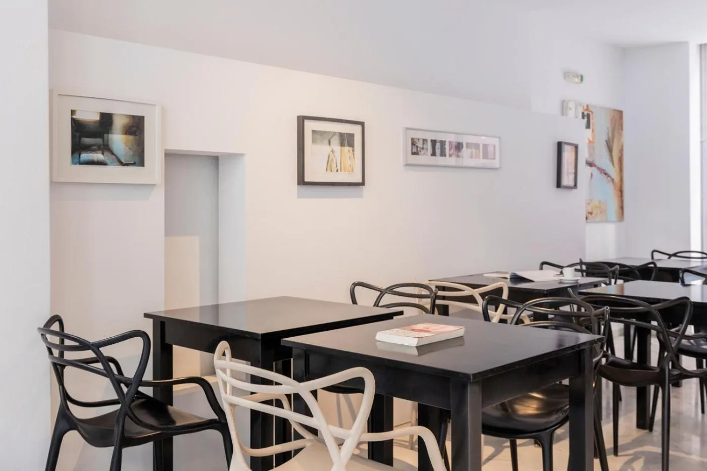 Seating area in Art Suites Athens