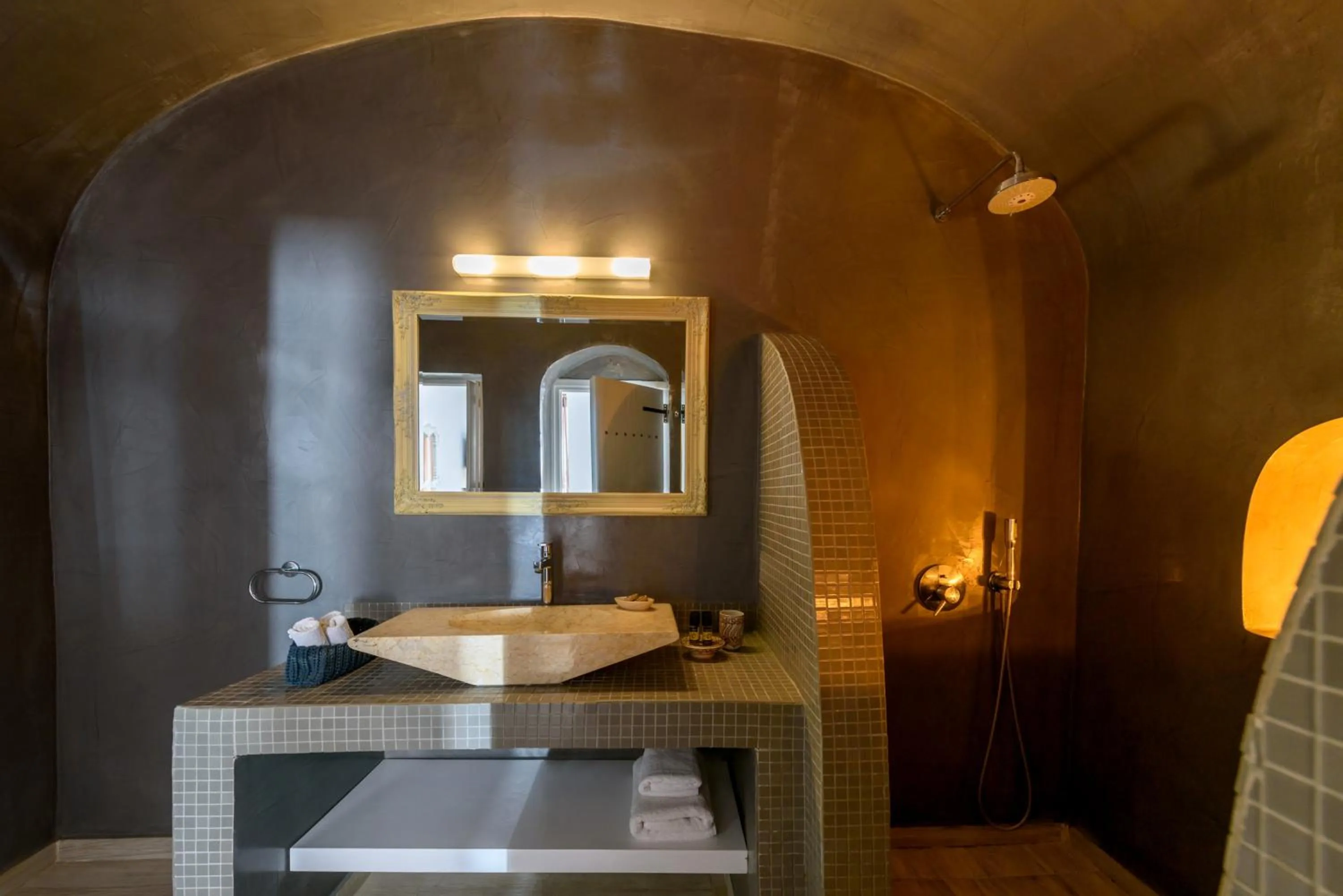 Shower in Senses Suites