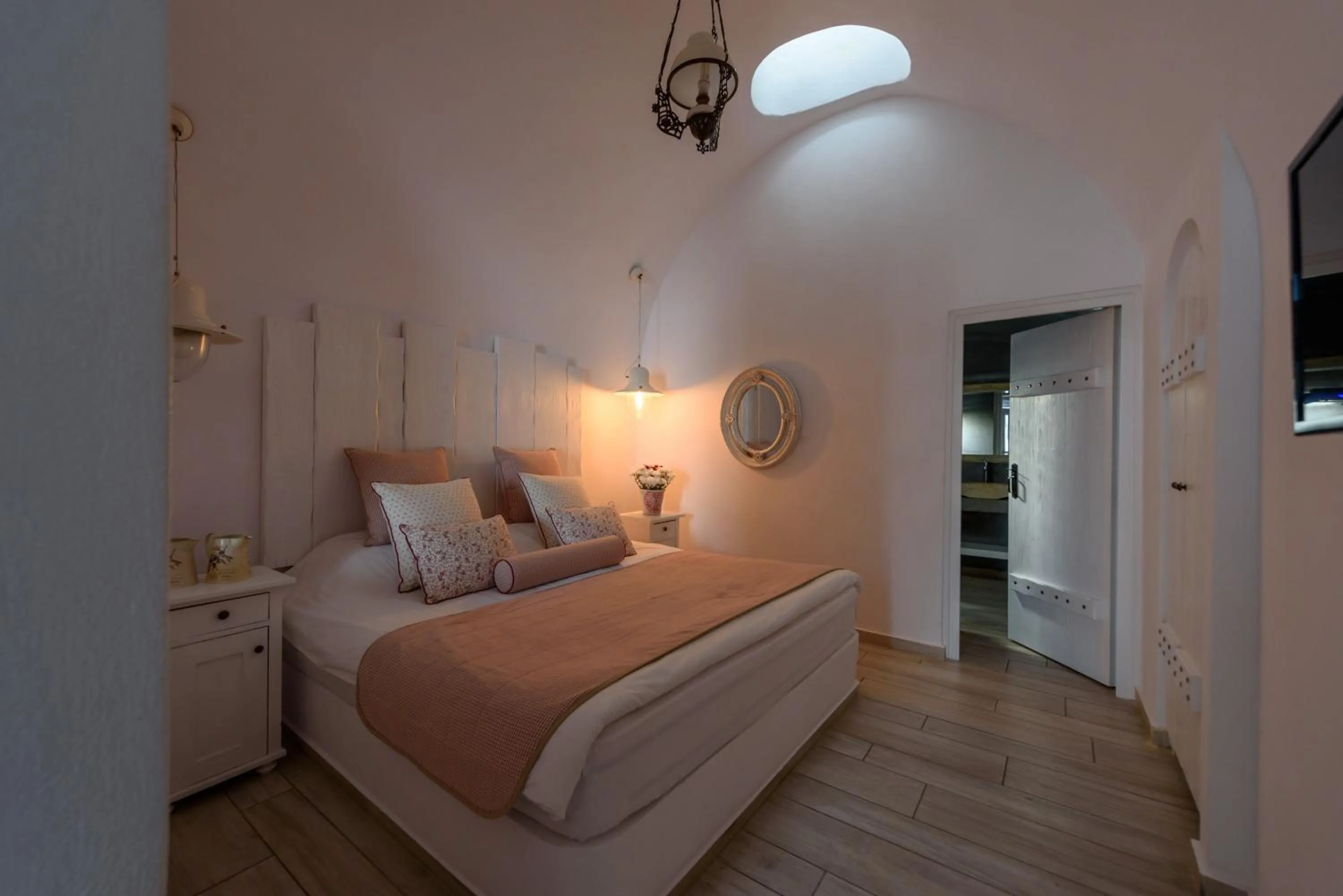 Bathroom, Bed in Senses Suites