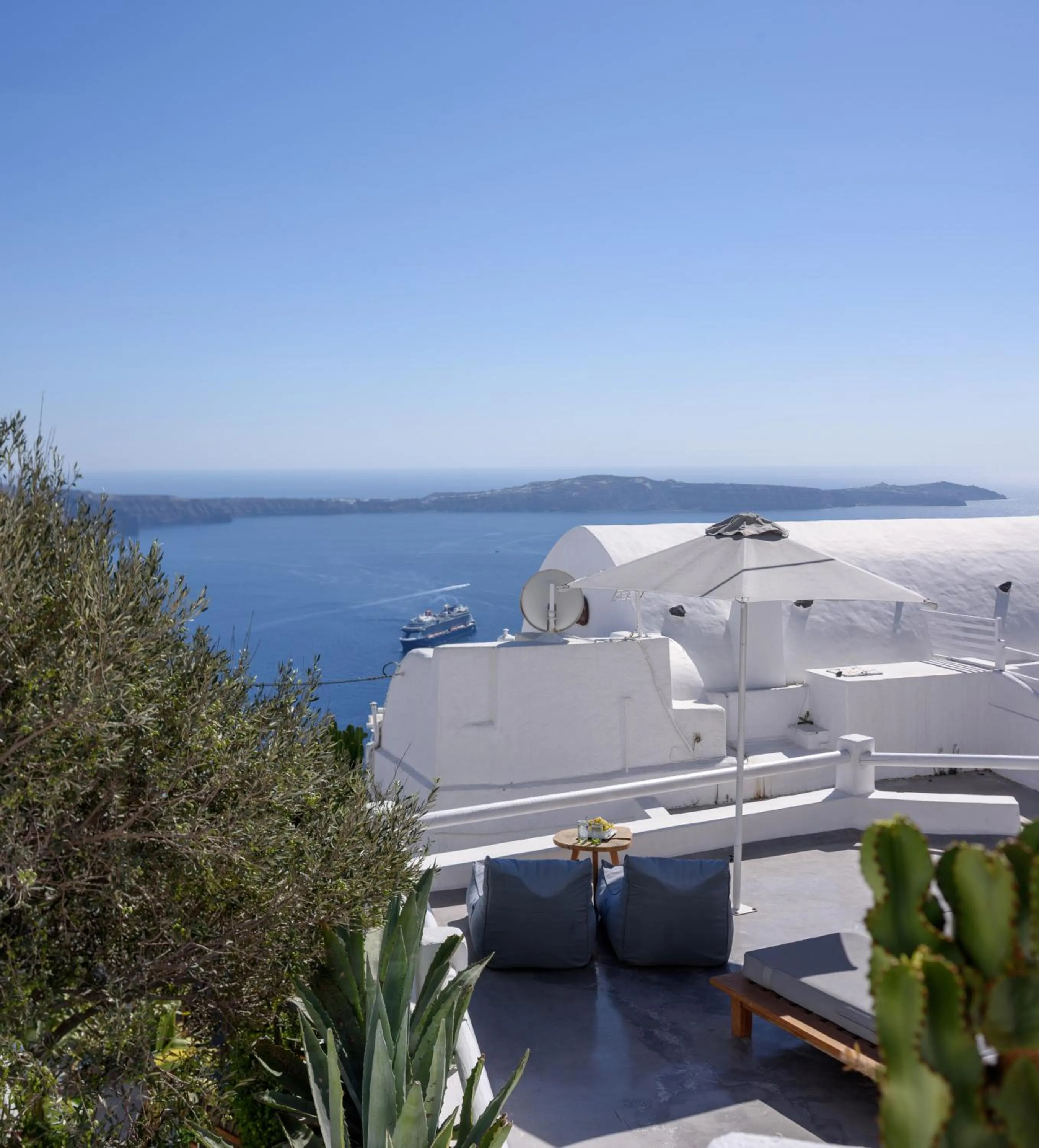 Seating area in Senses Suites