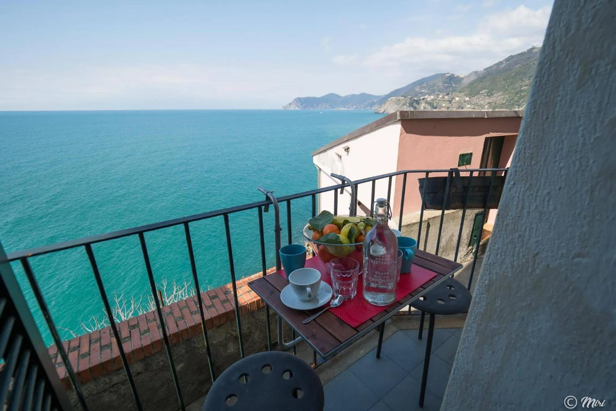 Balcony/Terrace in Il Baluardo Sea View Apartment on the Cliff