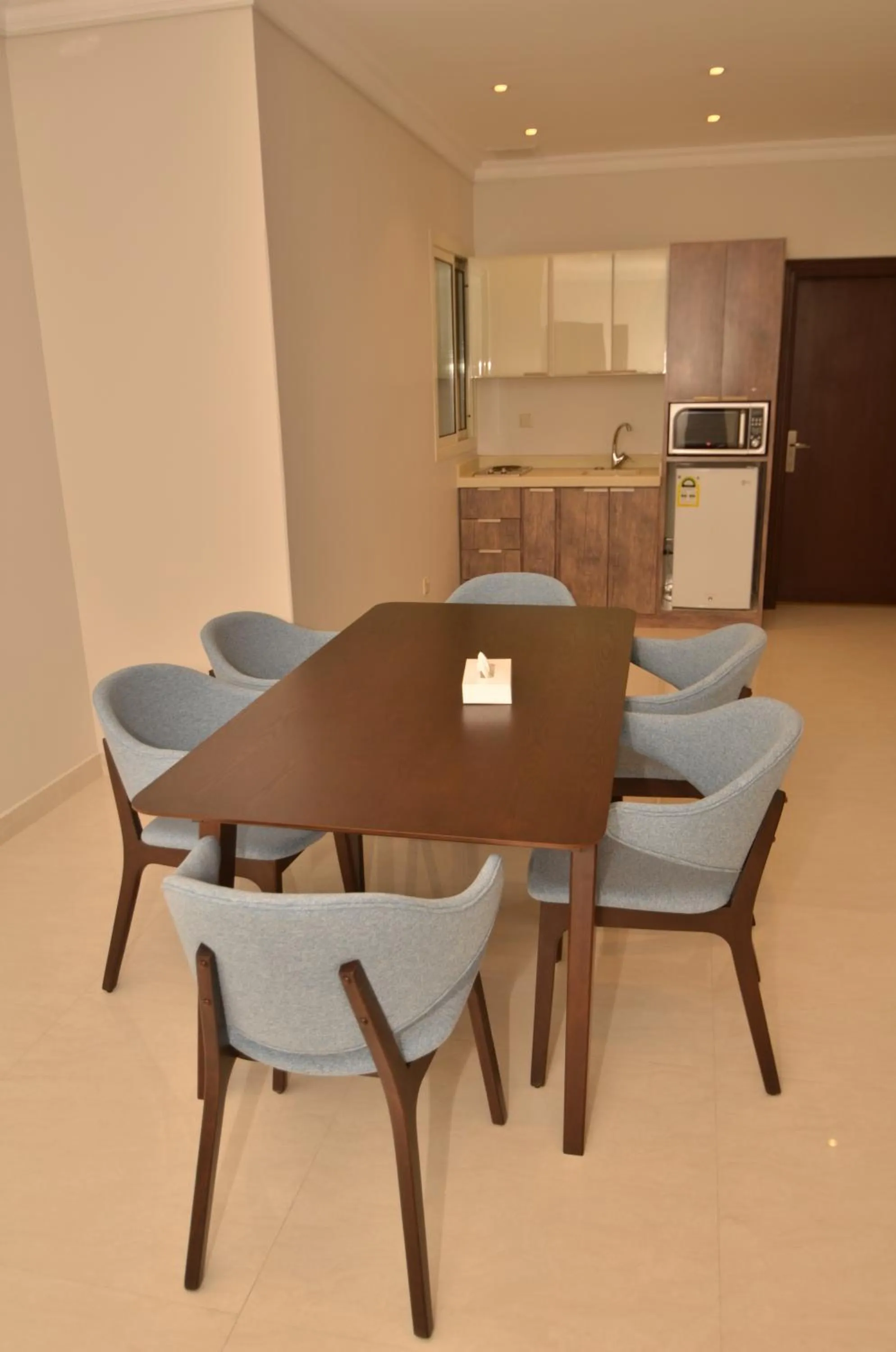 Dining area in Nasima Serviced Apartments - Economy