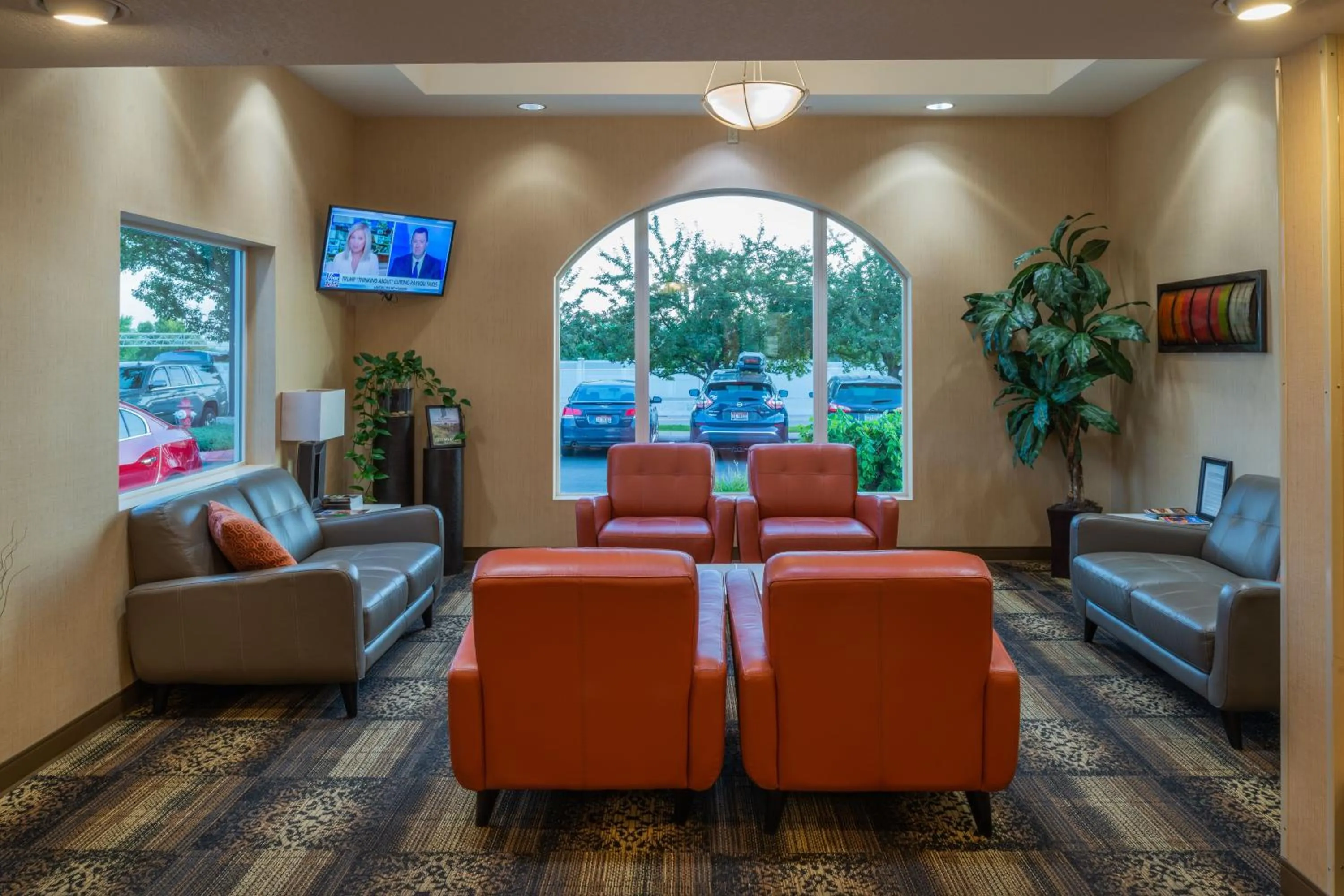 Lobby or reception in Inn America - Boise