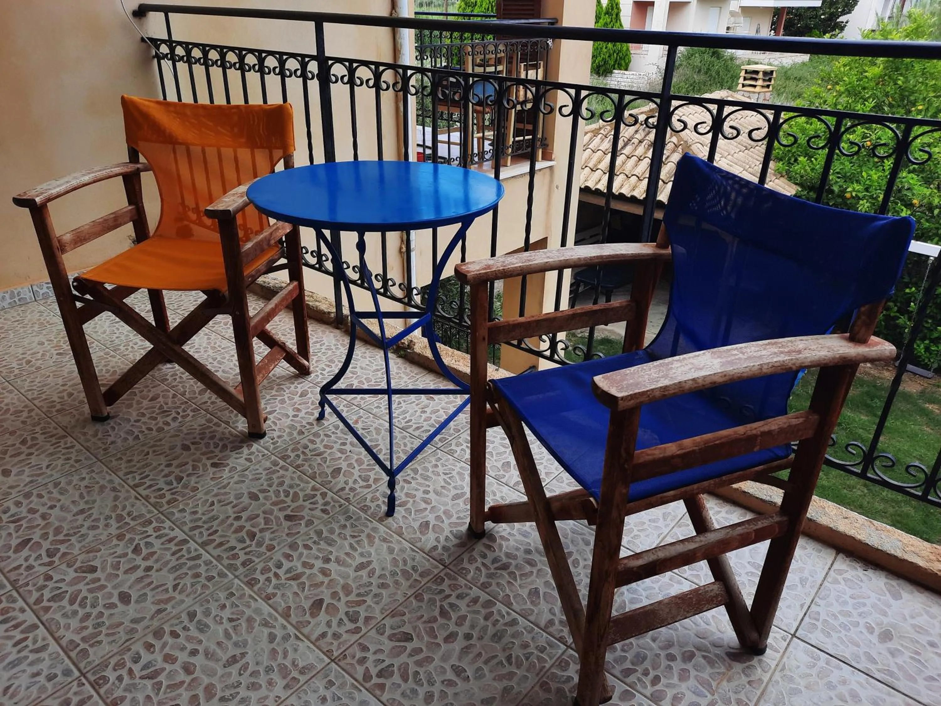 Balcony/Terrace in O Xenonas Ton Mylon