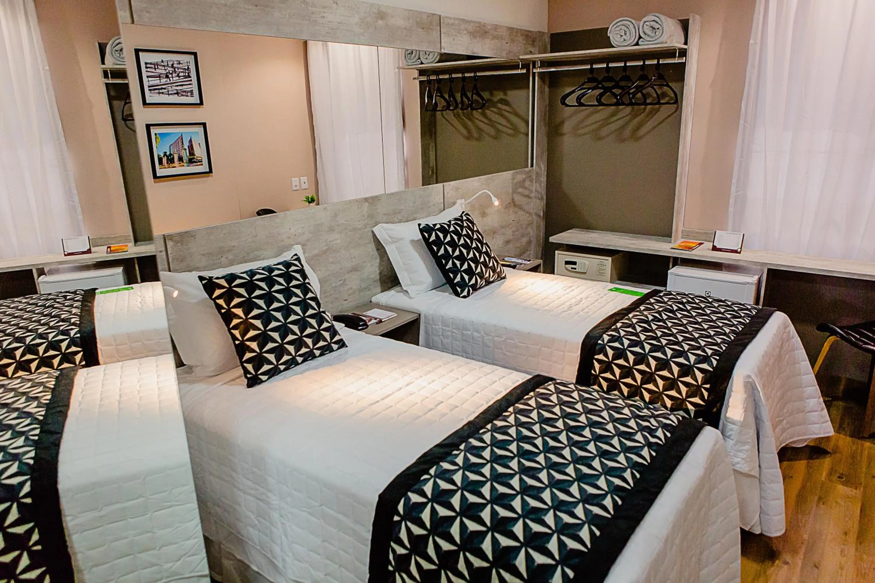 Bed in Bristol Viçosa Hotel