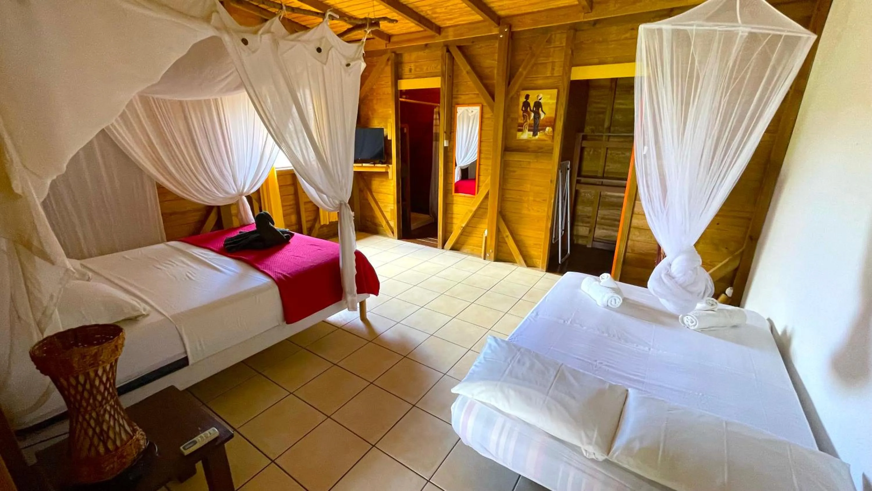 Bed in Gite LES CALEBASSIERS