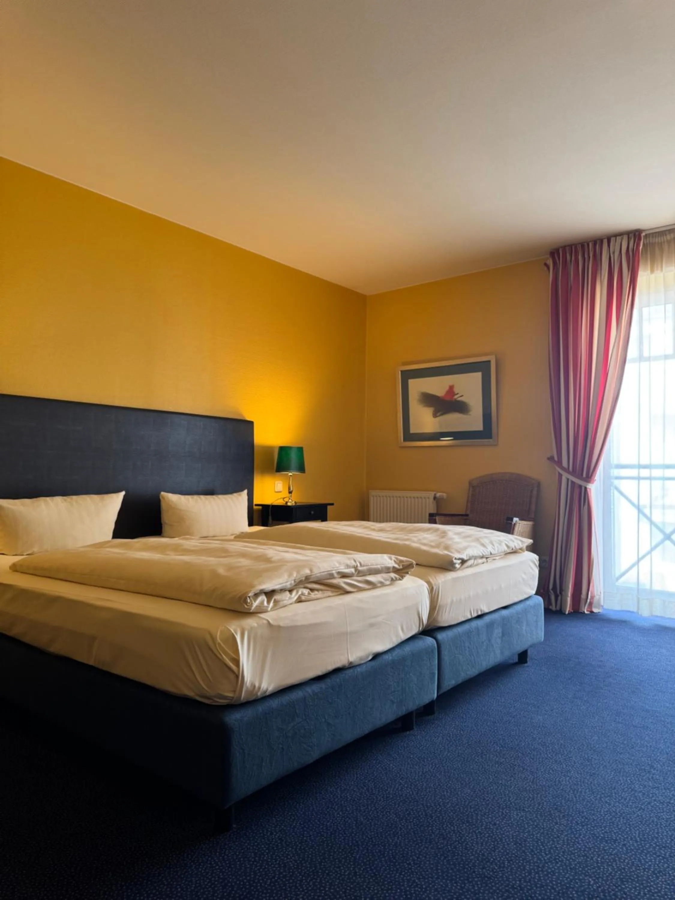 Bed in Hotel Schweriner Hof