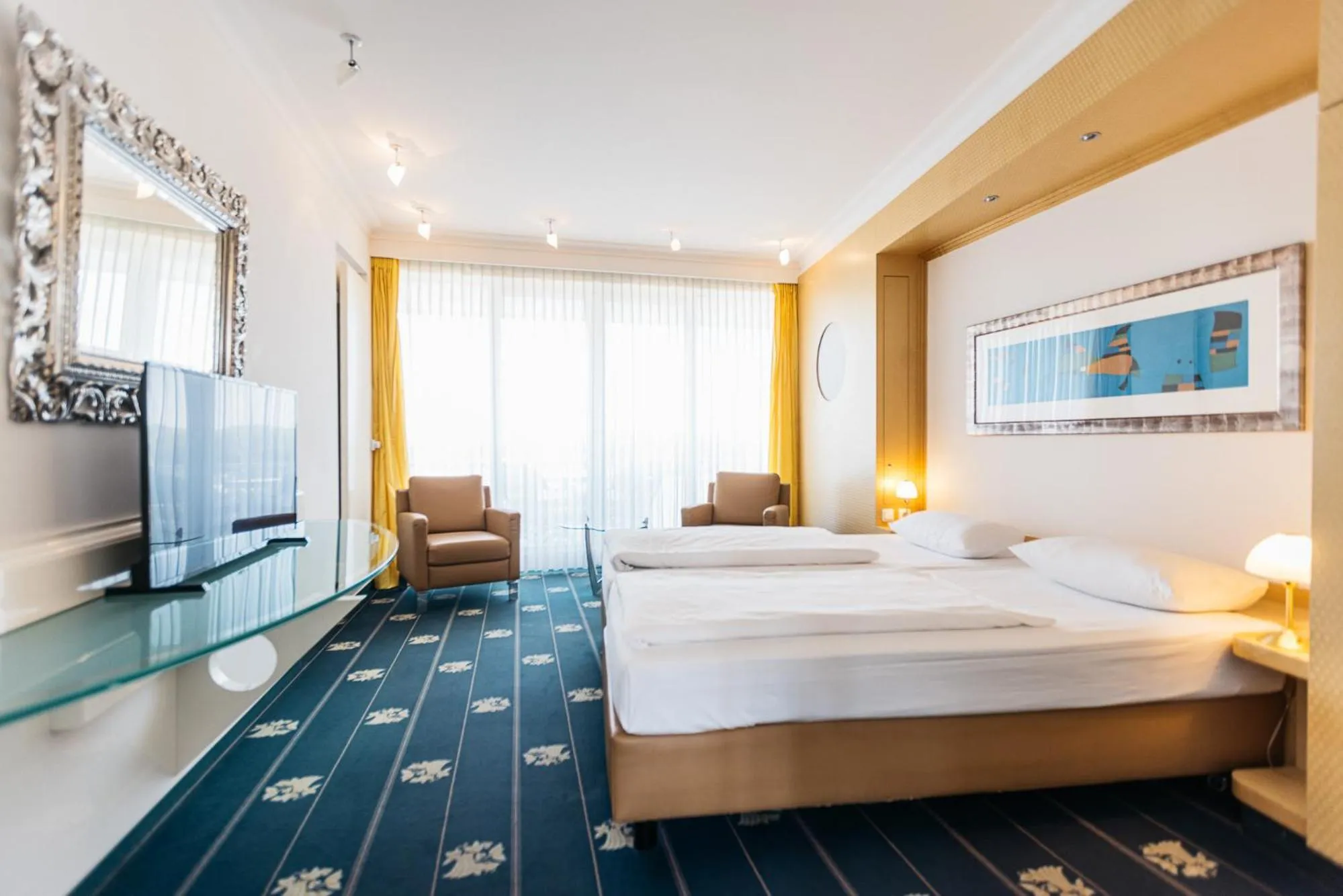 TV and multimedia, Bed in Vitalia Seehotel